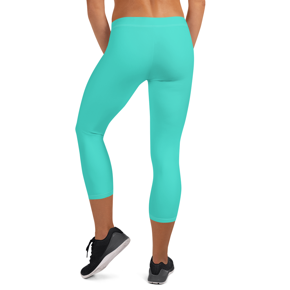 Capri Leggings - Lagoon Turquoise