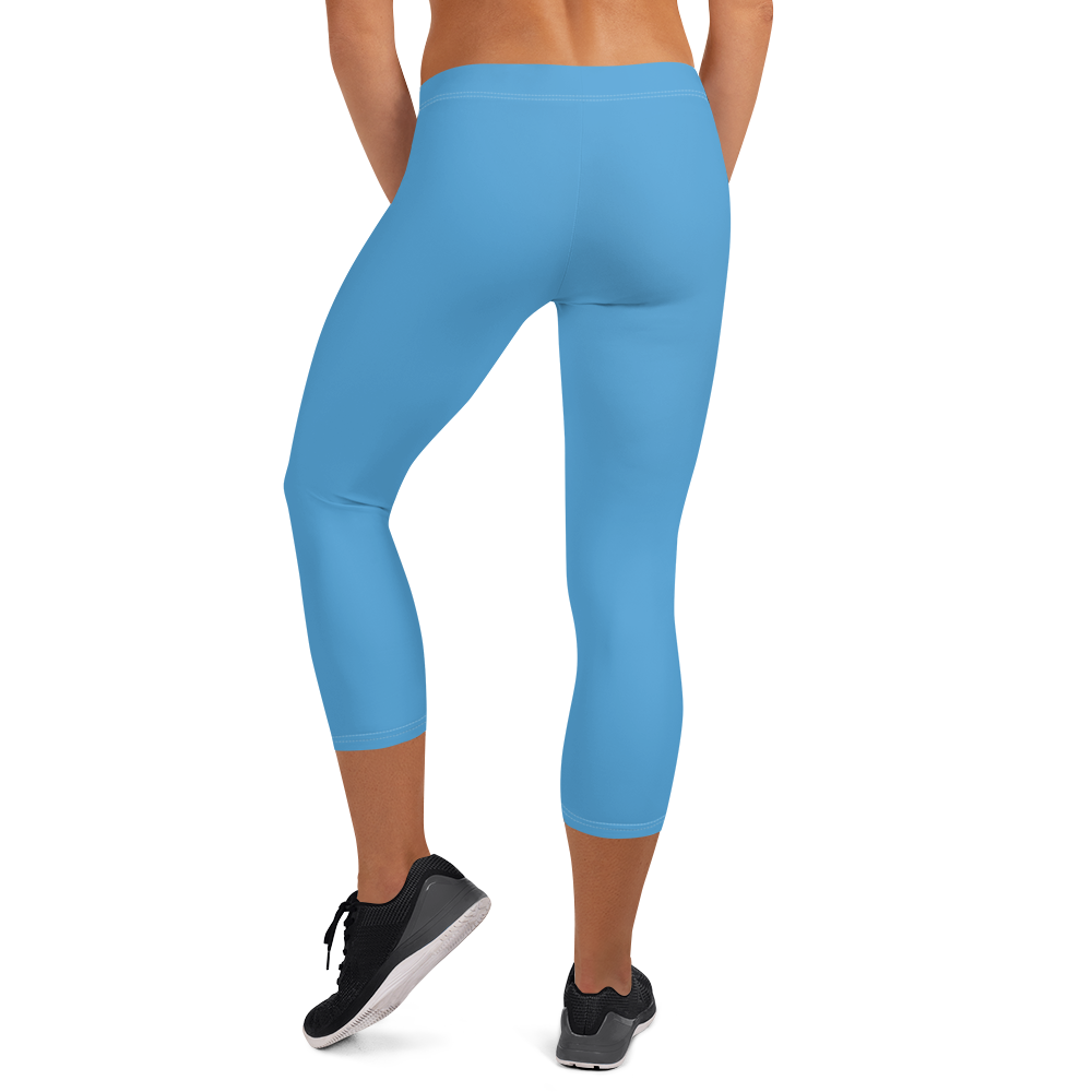 Capri Leggings - Ocean Blue