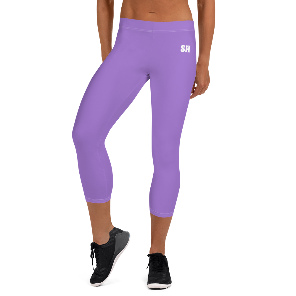 Capri Leggings - Coastal Purple