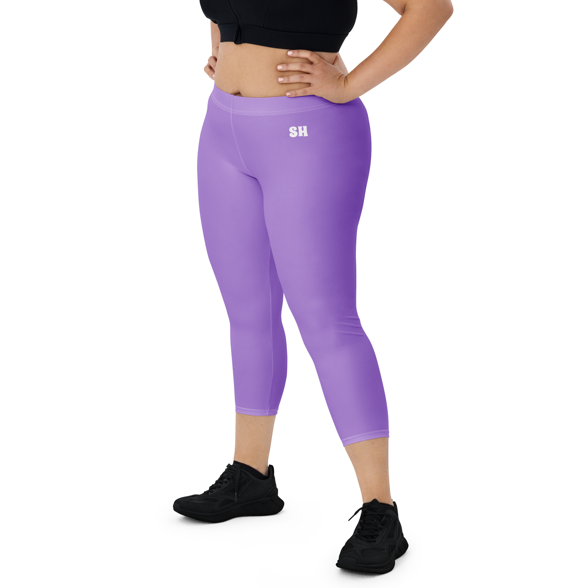 Capri Leggings - Coastal Purple