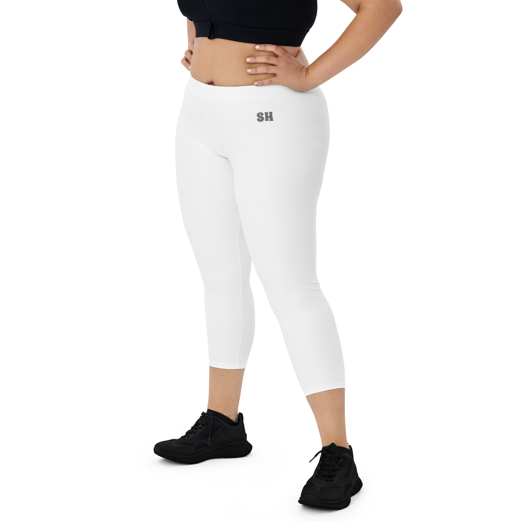 Capri Leggings - White