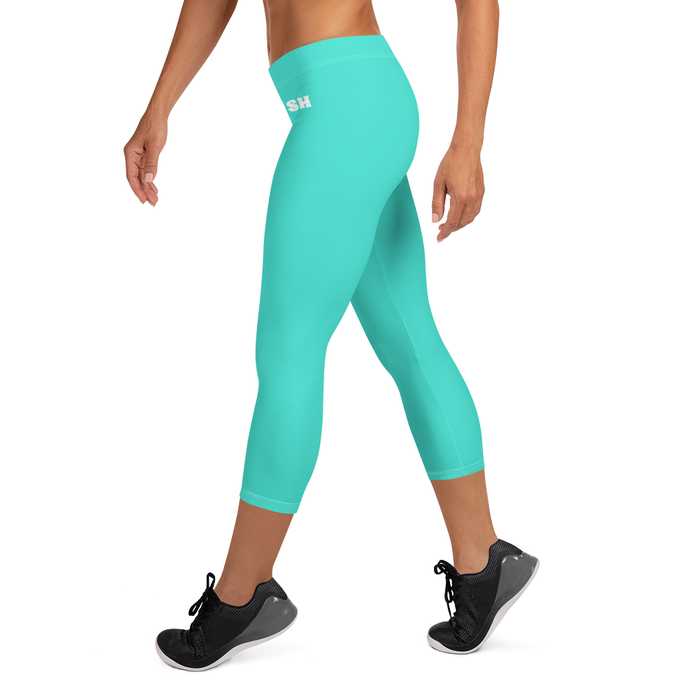 Capri Leggings - Lagoon Turquoise