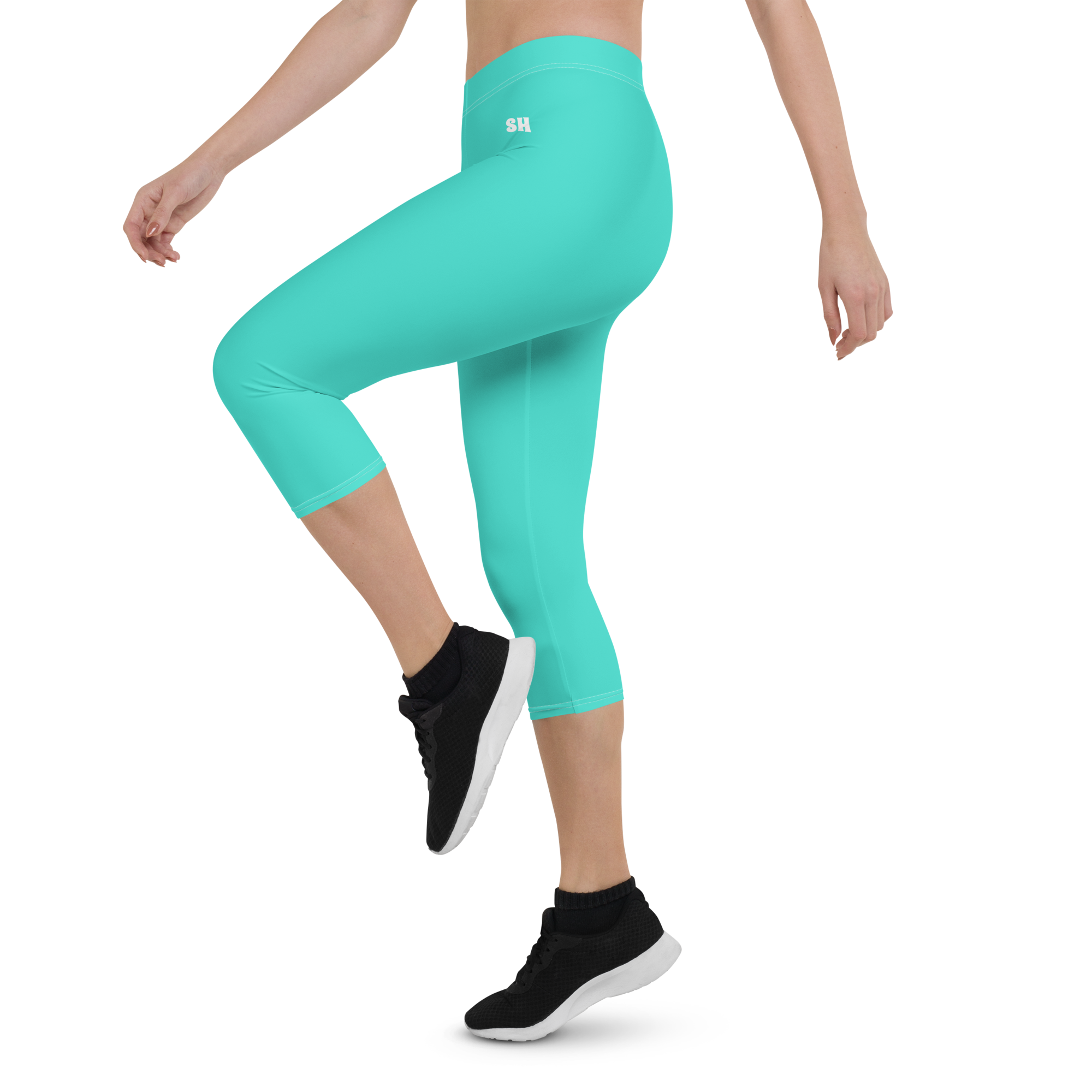 Capri Leggings - Lagoon Turquoise