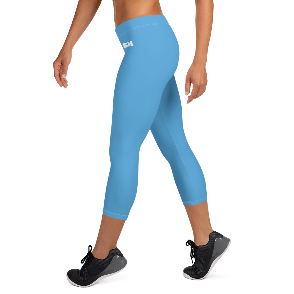 Capri Leggings - Ocean Blue