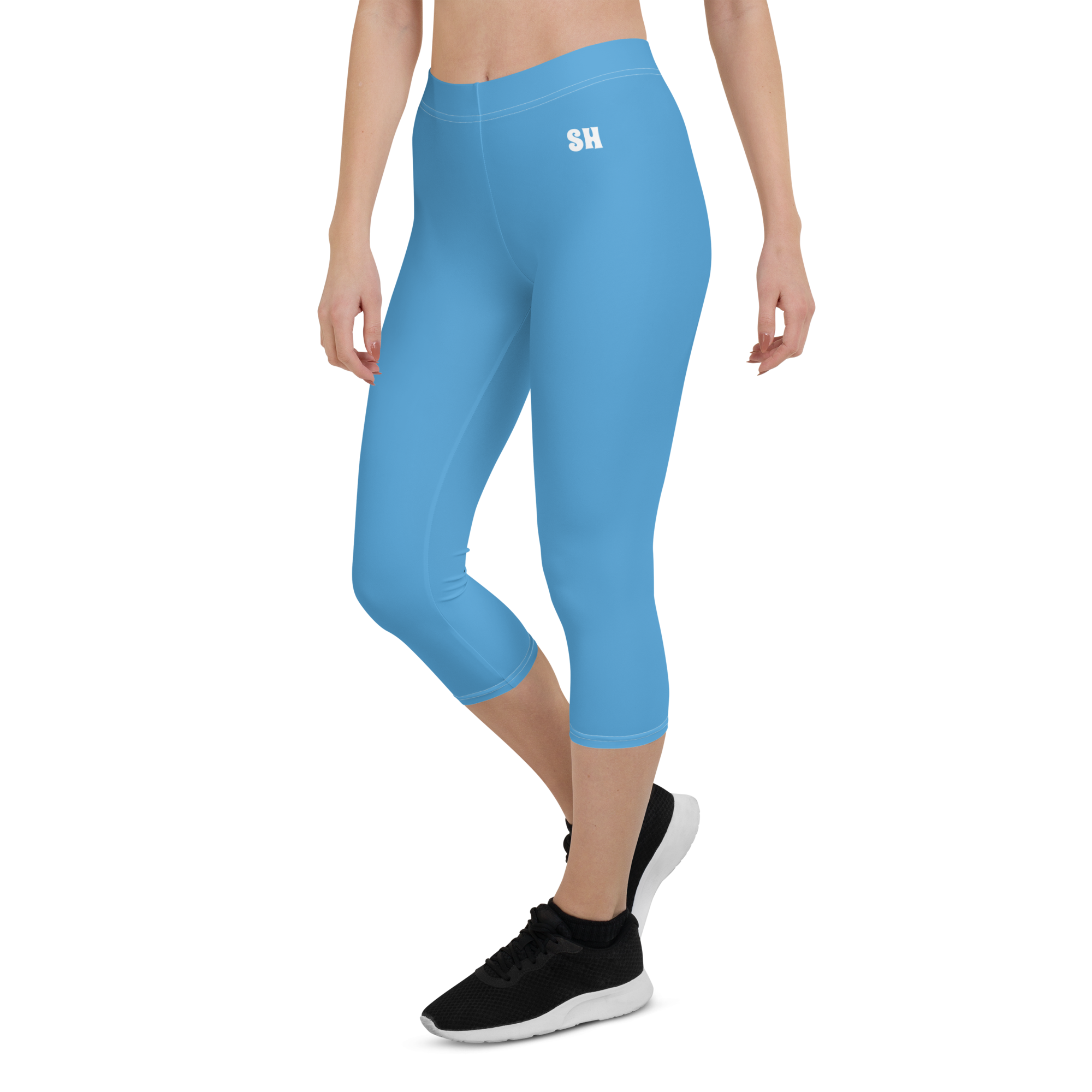 Capri Leggings - Ocean Blue