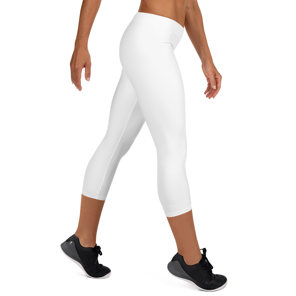 Capri Leggings - White