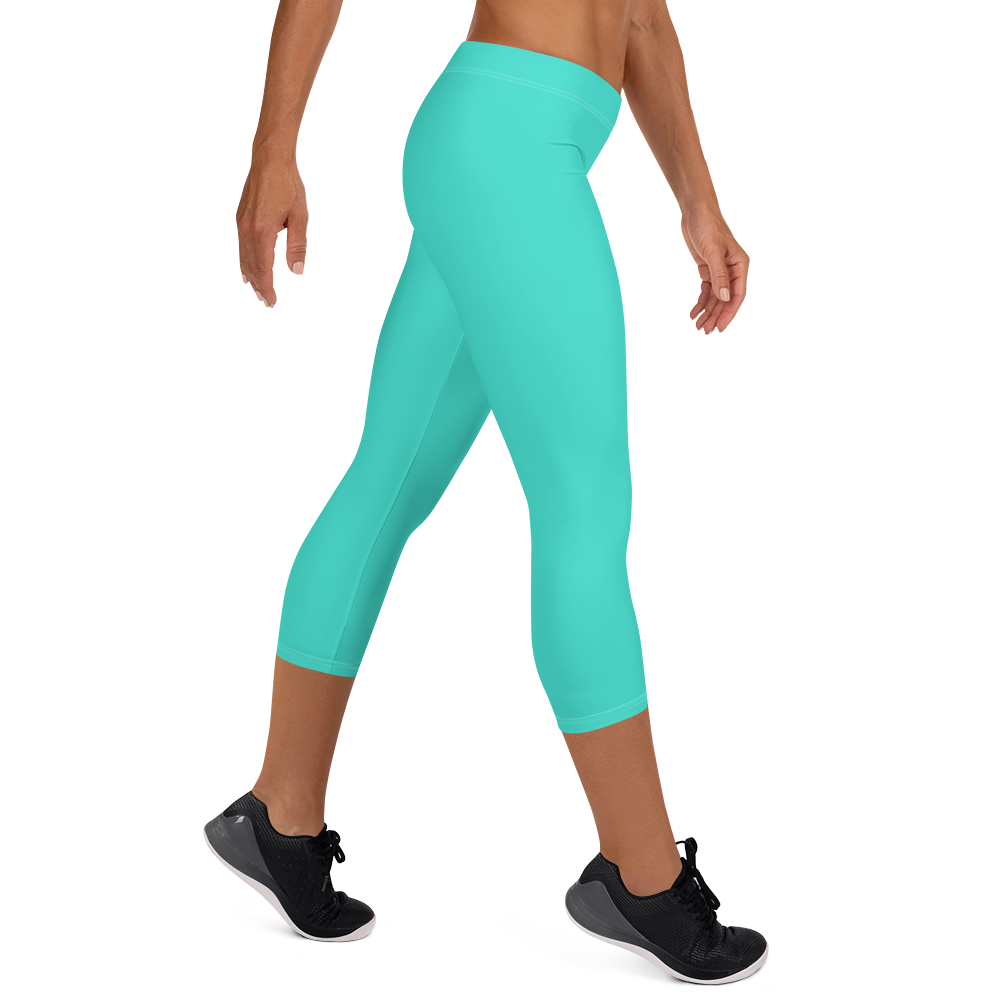 Capri Leggings - Lagoon Turquoise