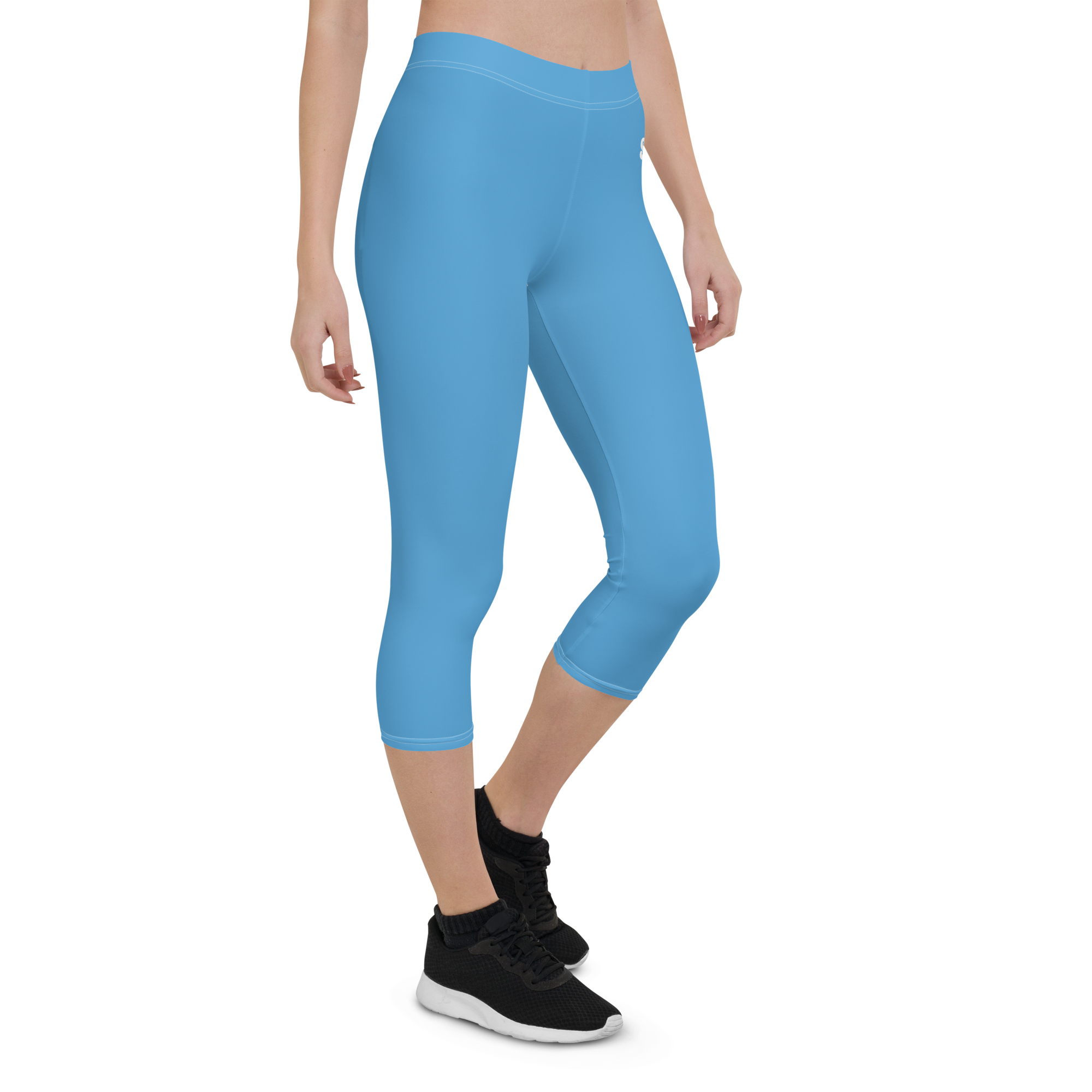 Capri Leggings - Ocean Blue