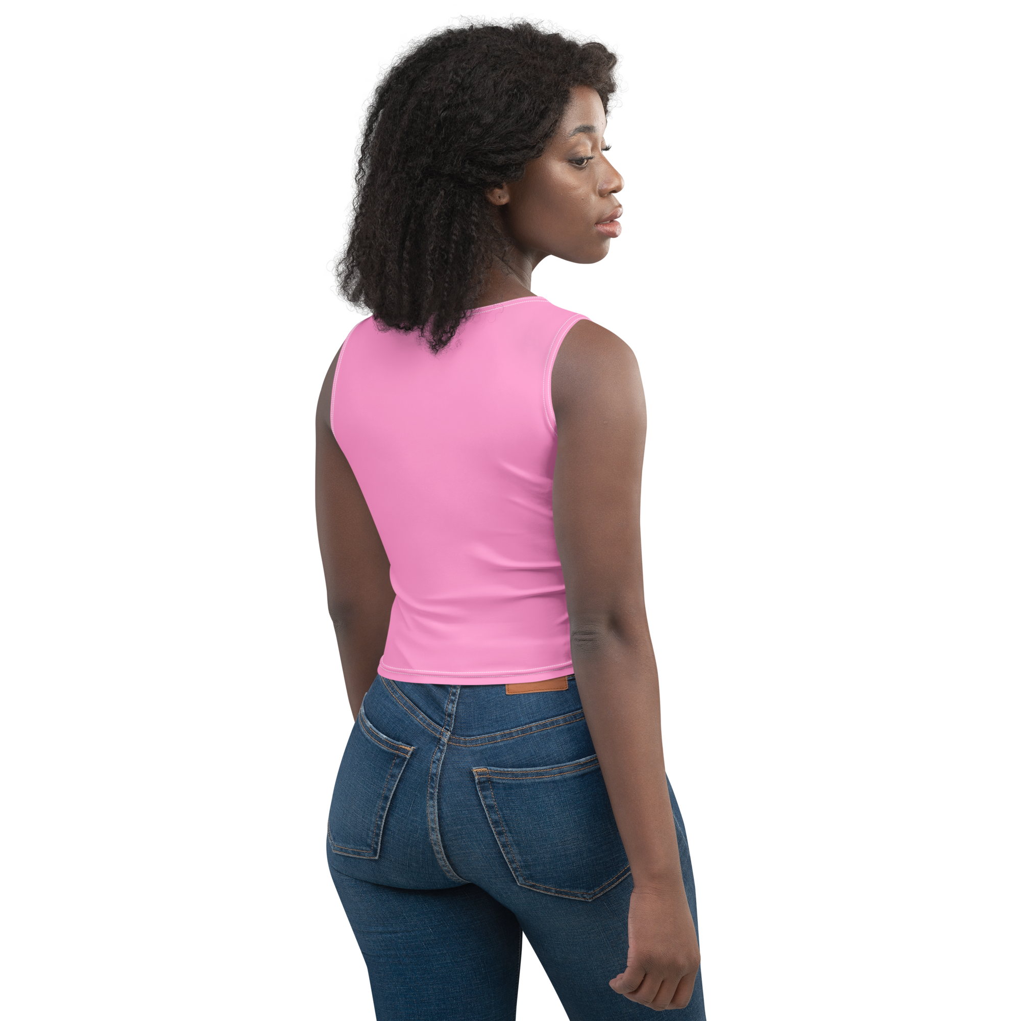 Crop Top - Tropical Pink