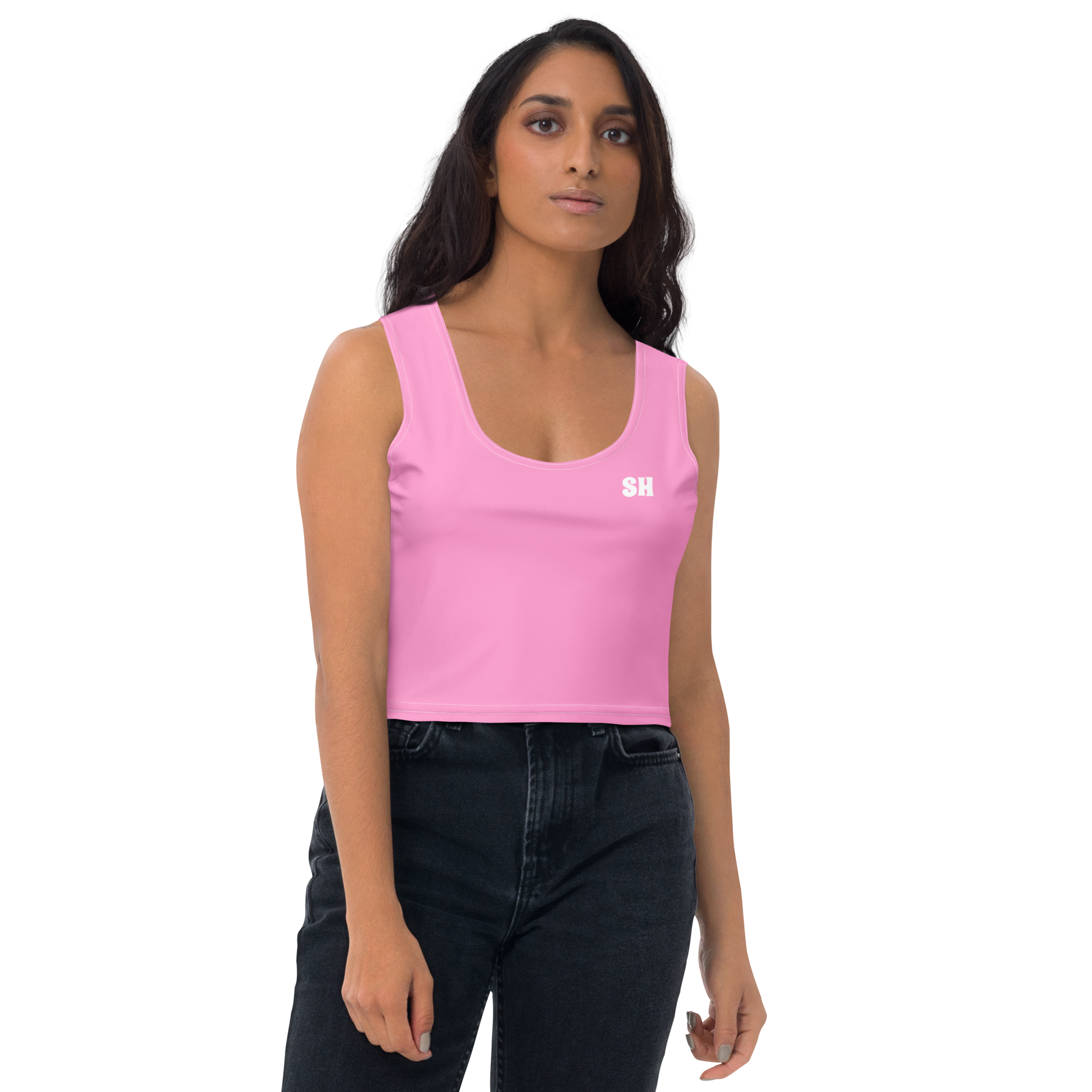 Crop Top - Tropical Pink