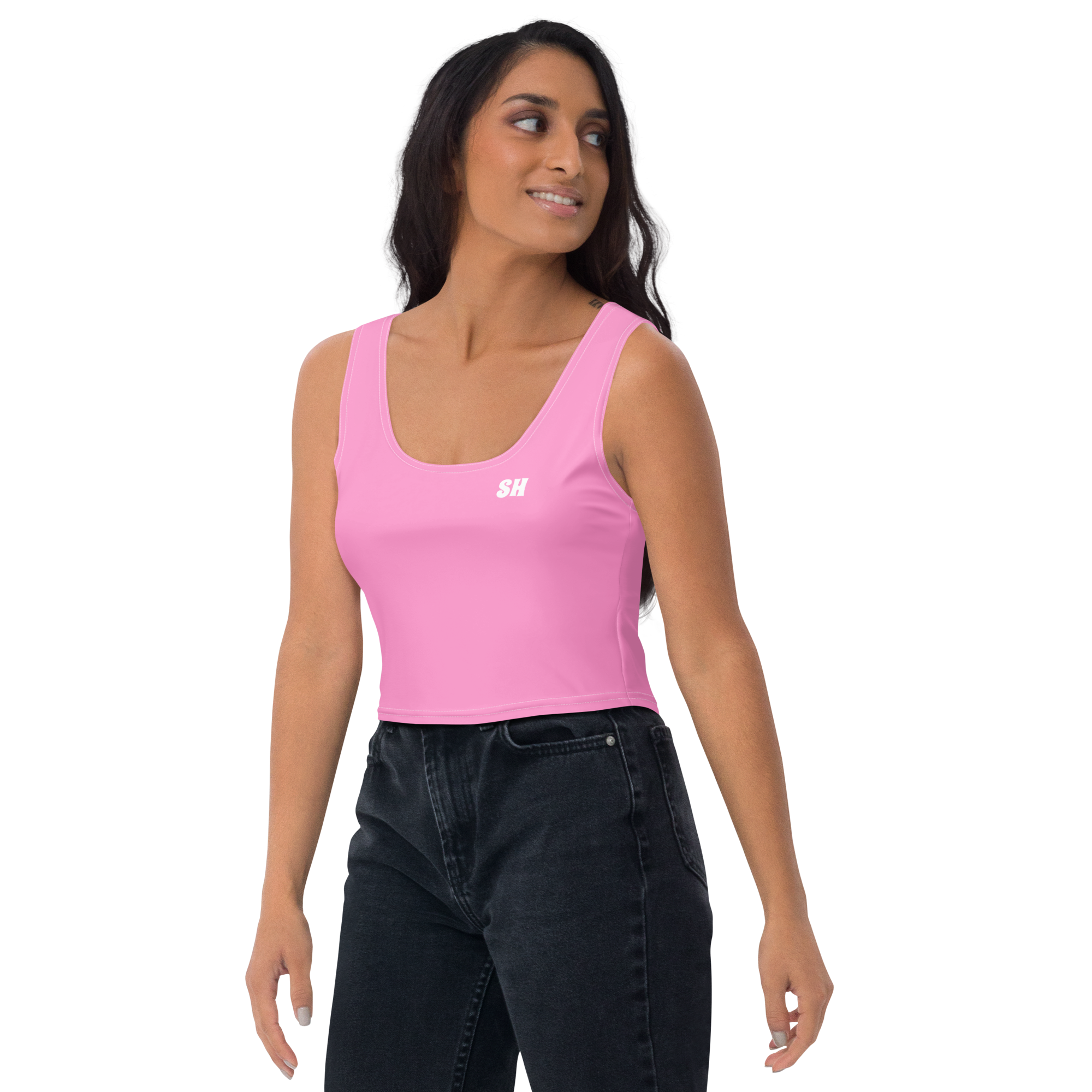 Crop Top - Tropical Pink