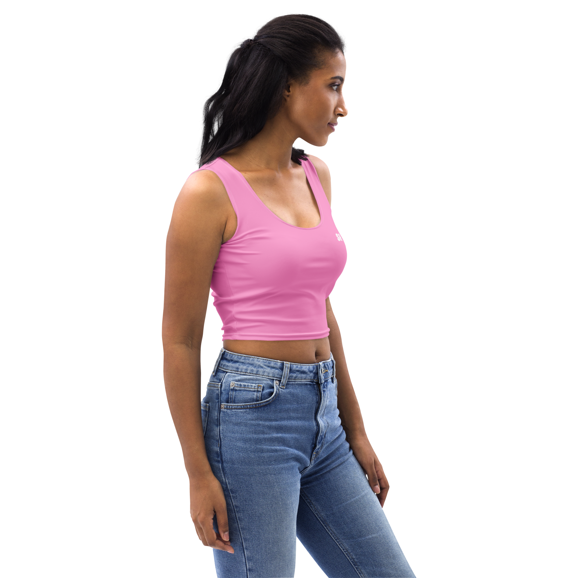 Crop Top - Tropical Pink