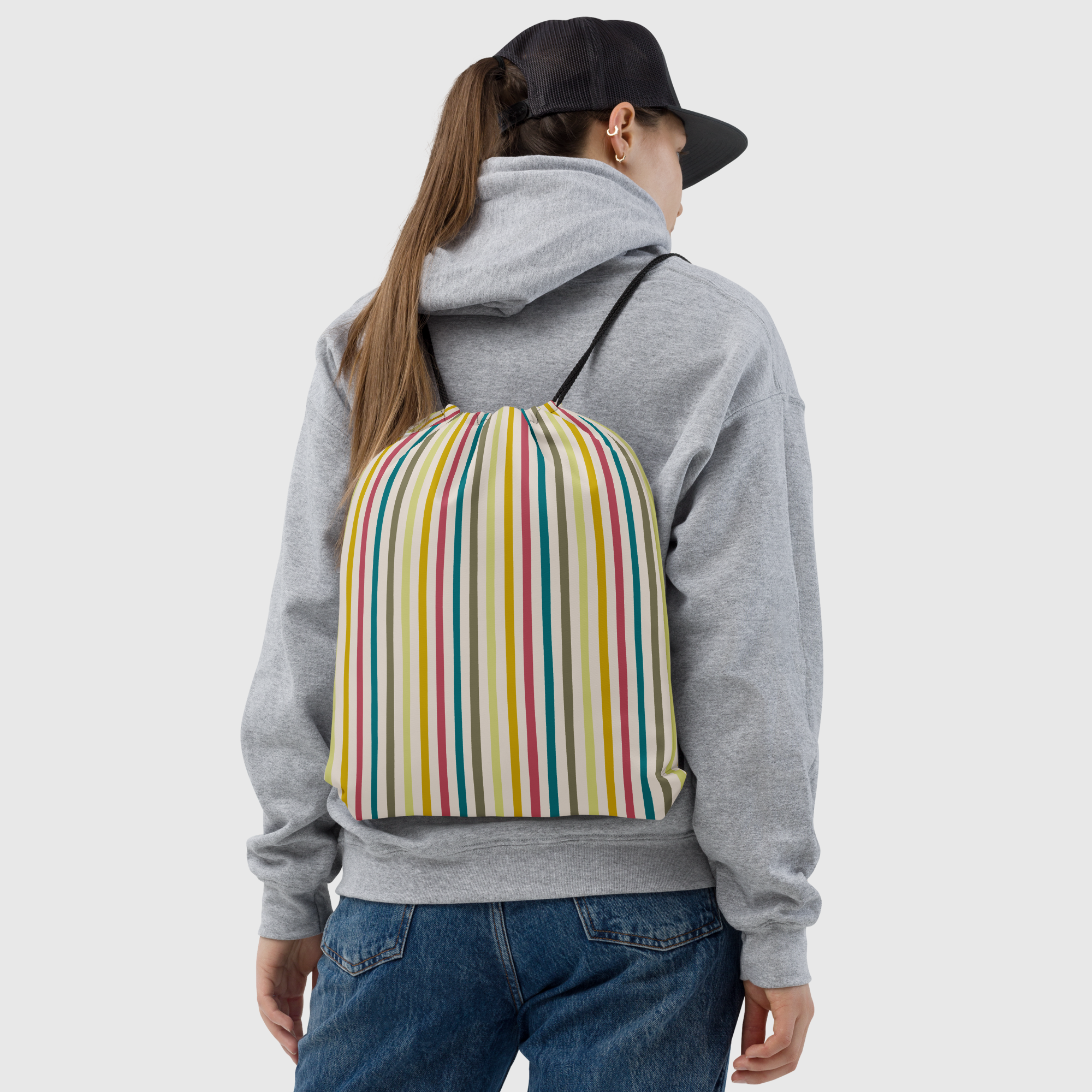 Drawstring bag - Stripes