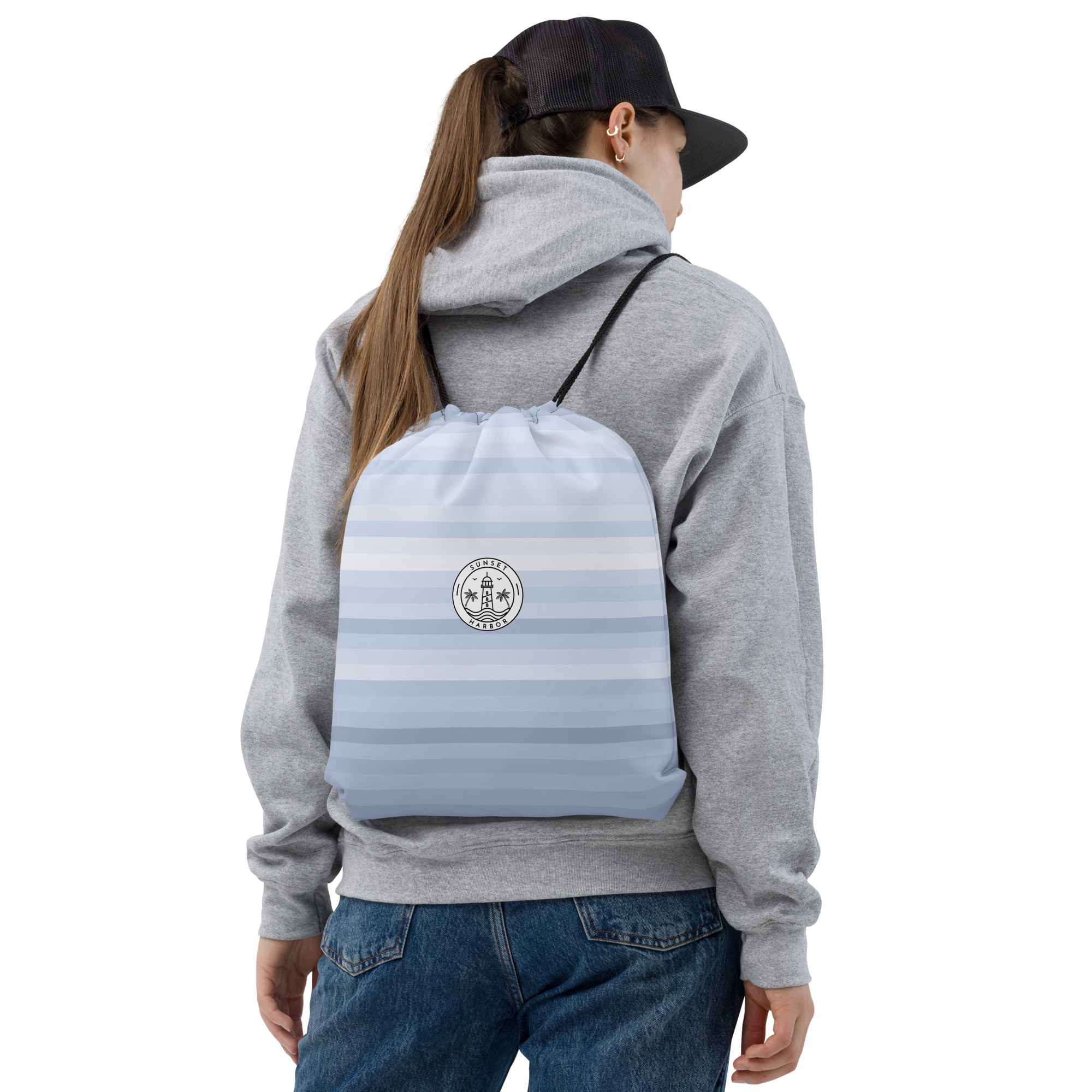 Drawstring bag - Harbor Mist