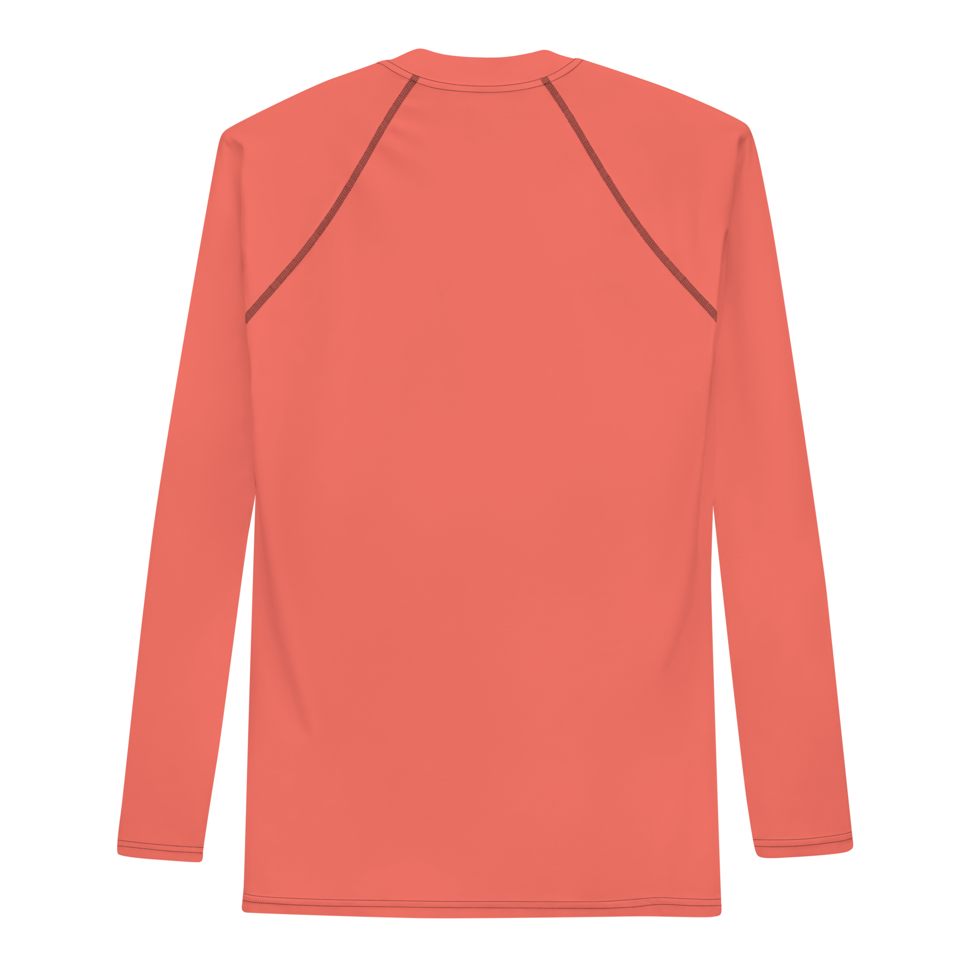 Men's Rash Guard - Sunset Coral