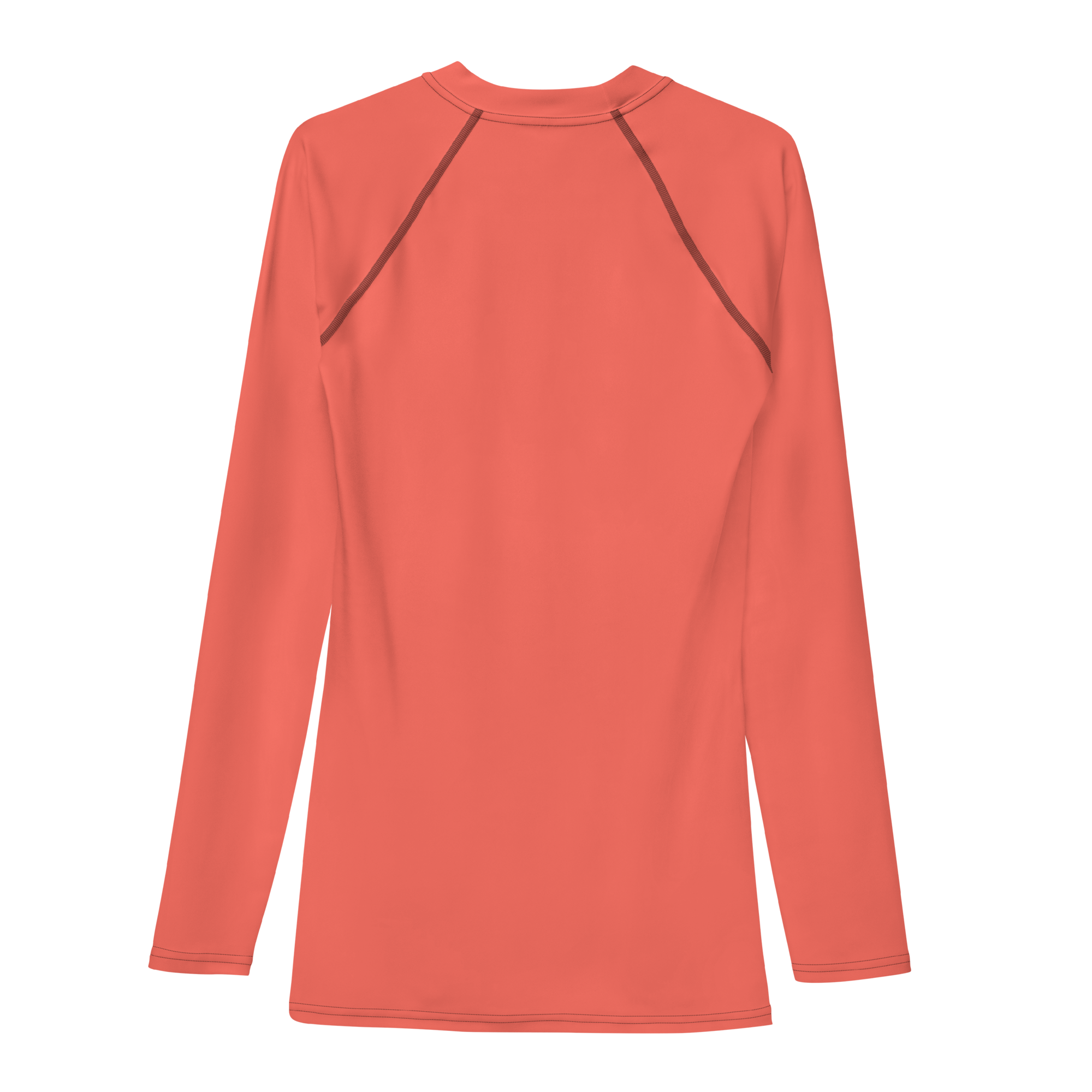 Men's Rash Guard - Sunset Coral