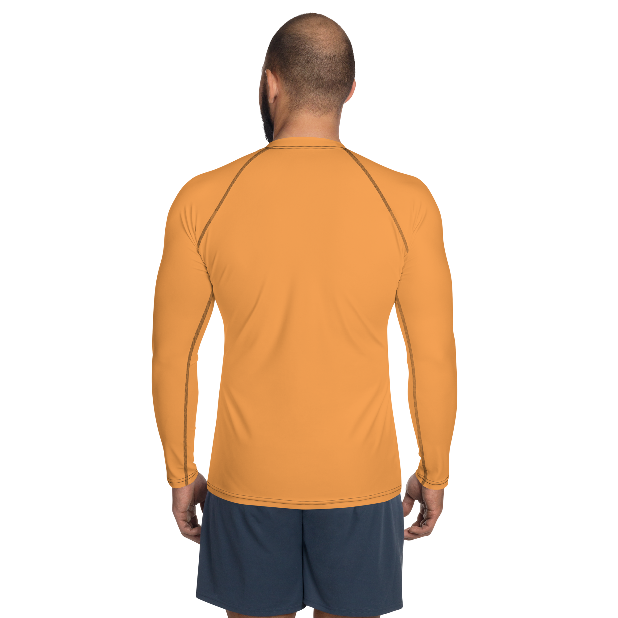 Men's Rash Guard - Coastal Orange