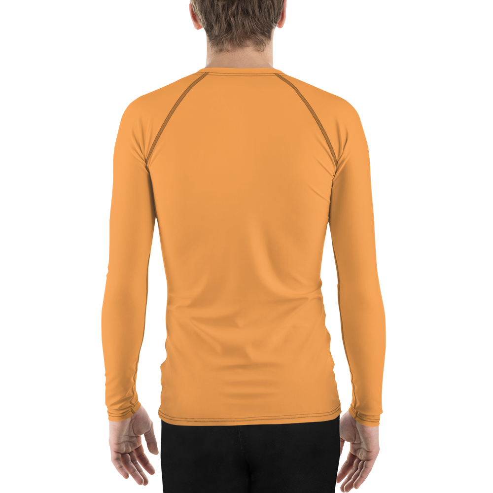 Men's Rash Guard - Coastal Orange