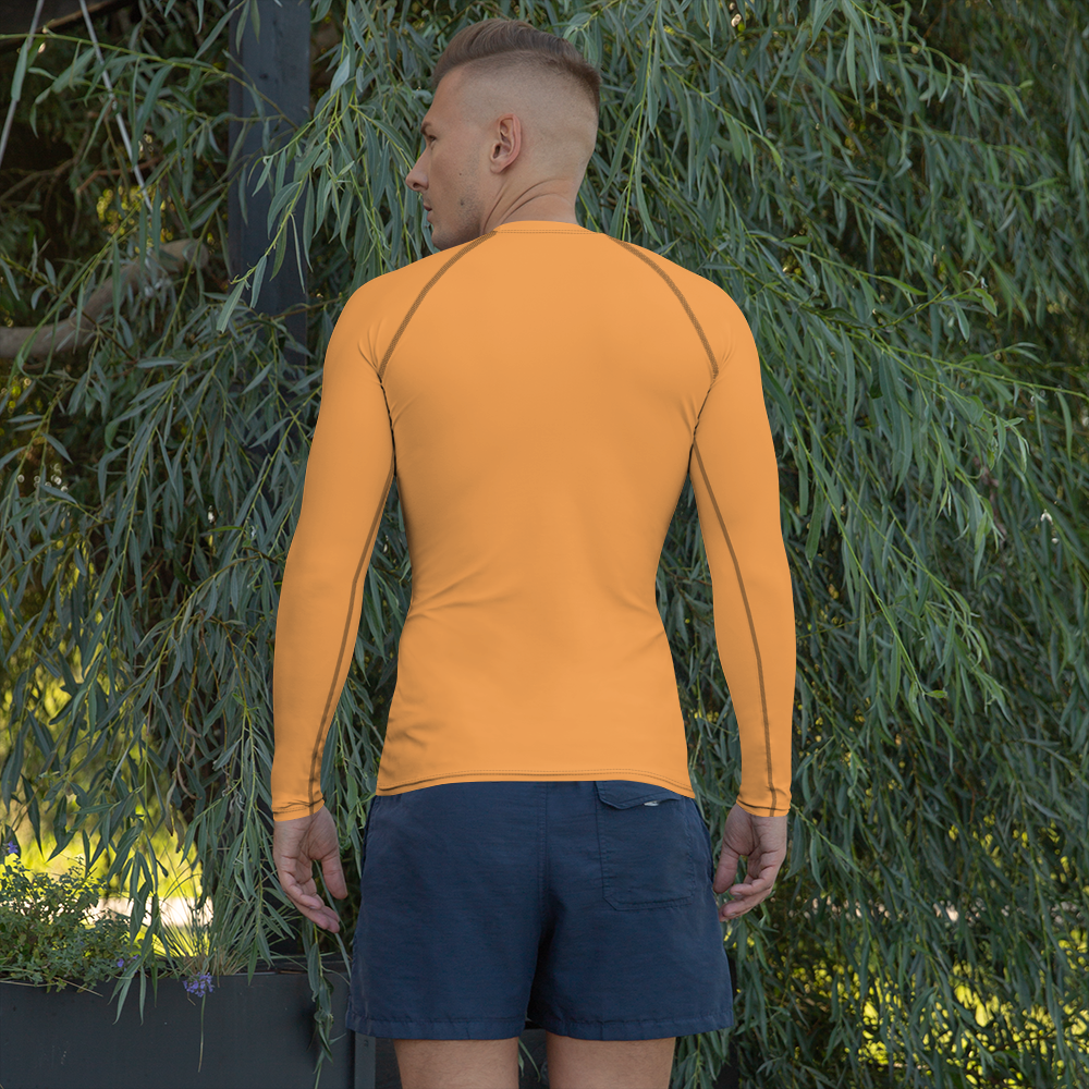 Men's Rash Guard - Coastal Orange