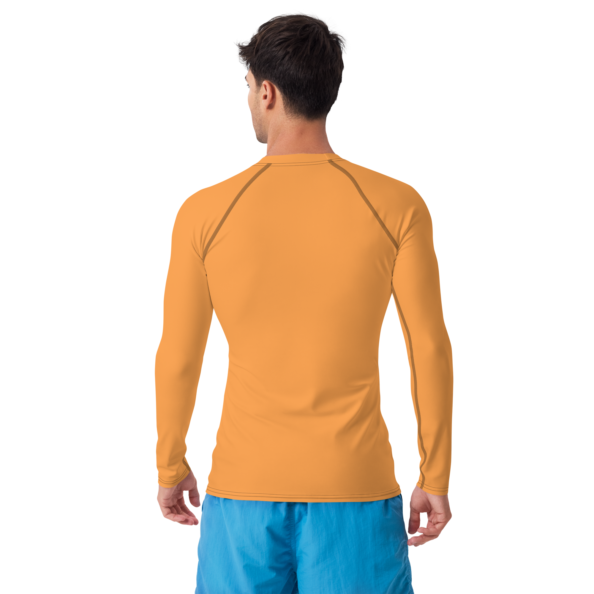 Men's Rash Guard - Coastal Orange