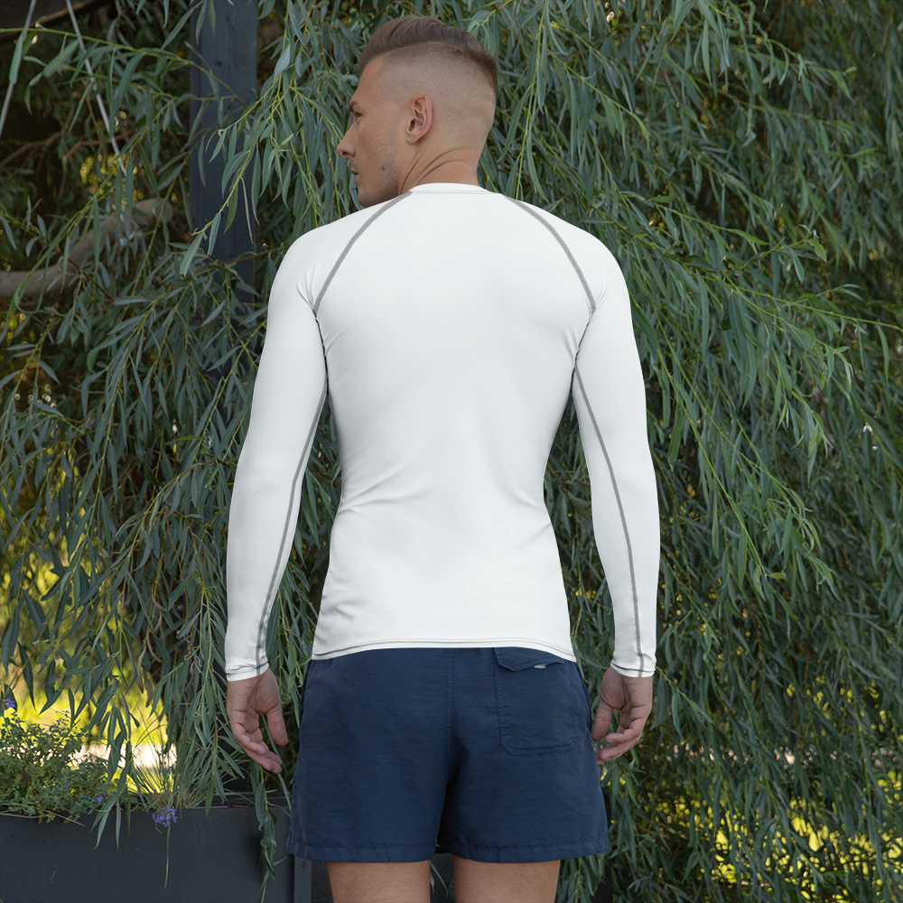 Men's Rash Guard - Seashell White