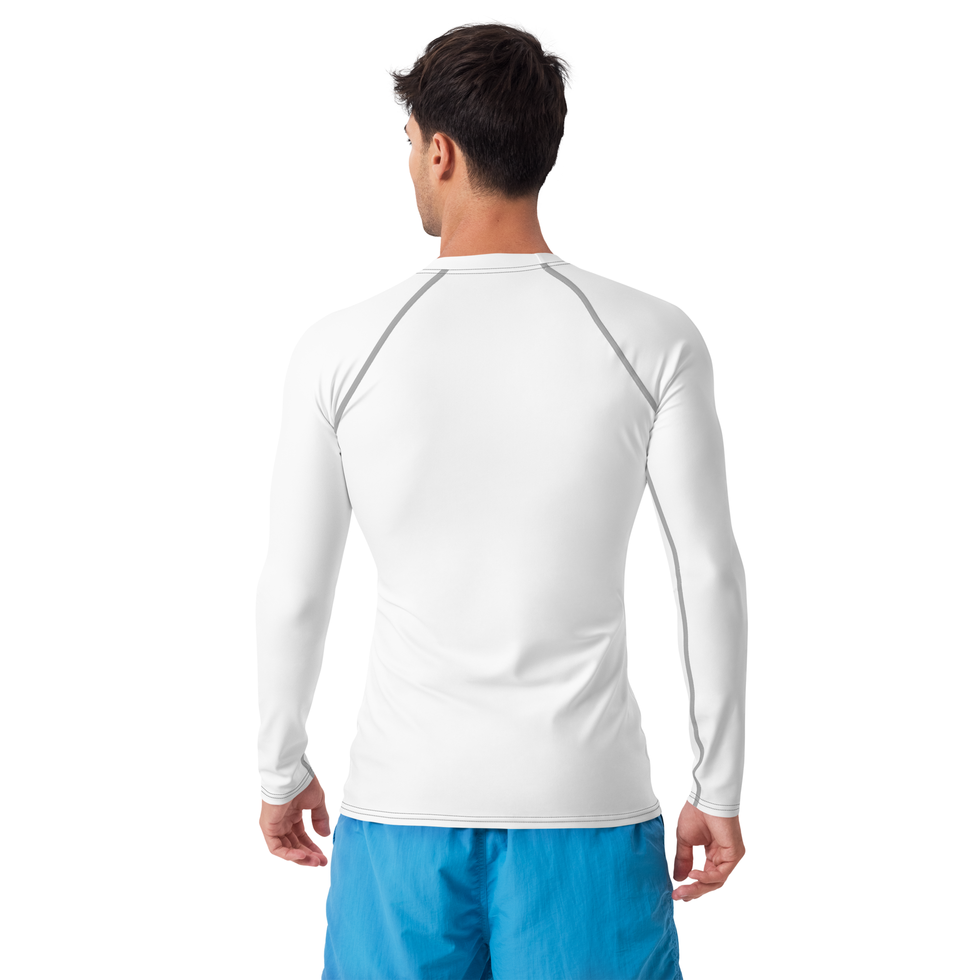 Men's Rash Guard - Seashell White