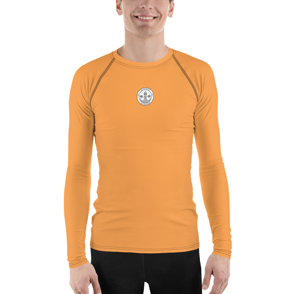 Men's Rash Guard - Coastal Orange