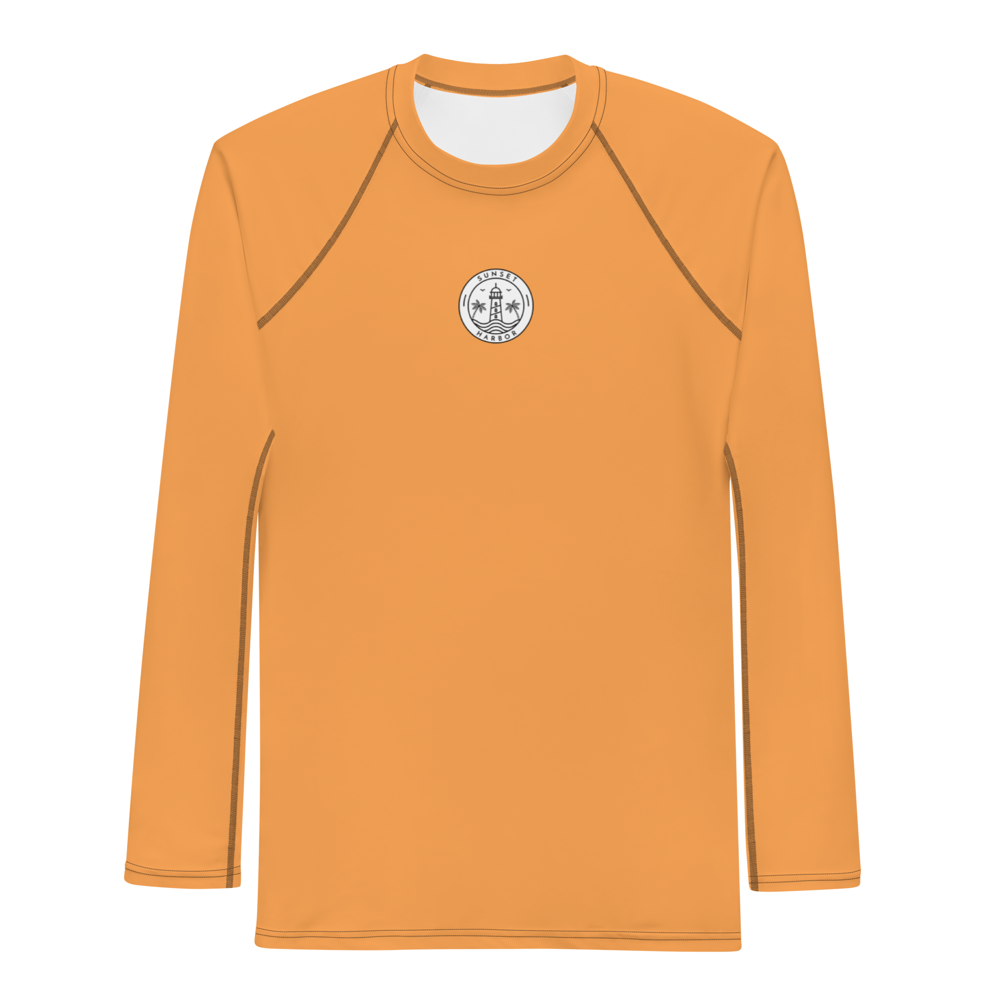 Men's Rash Guard - Coastal Orange