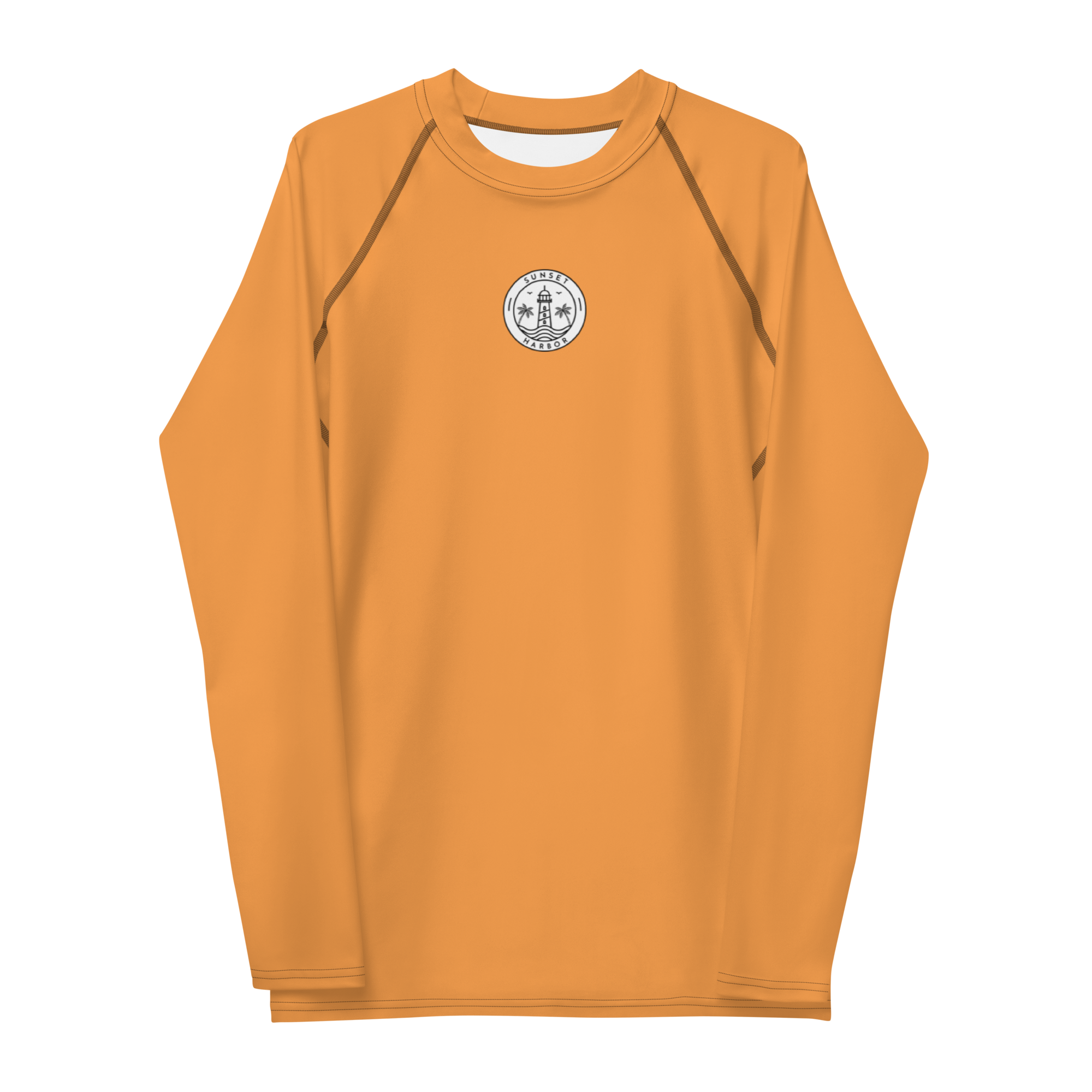 Men's Rash Guard - Coastal Orange