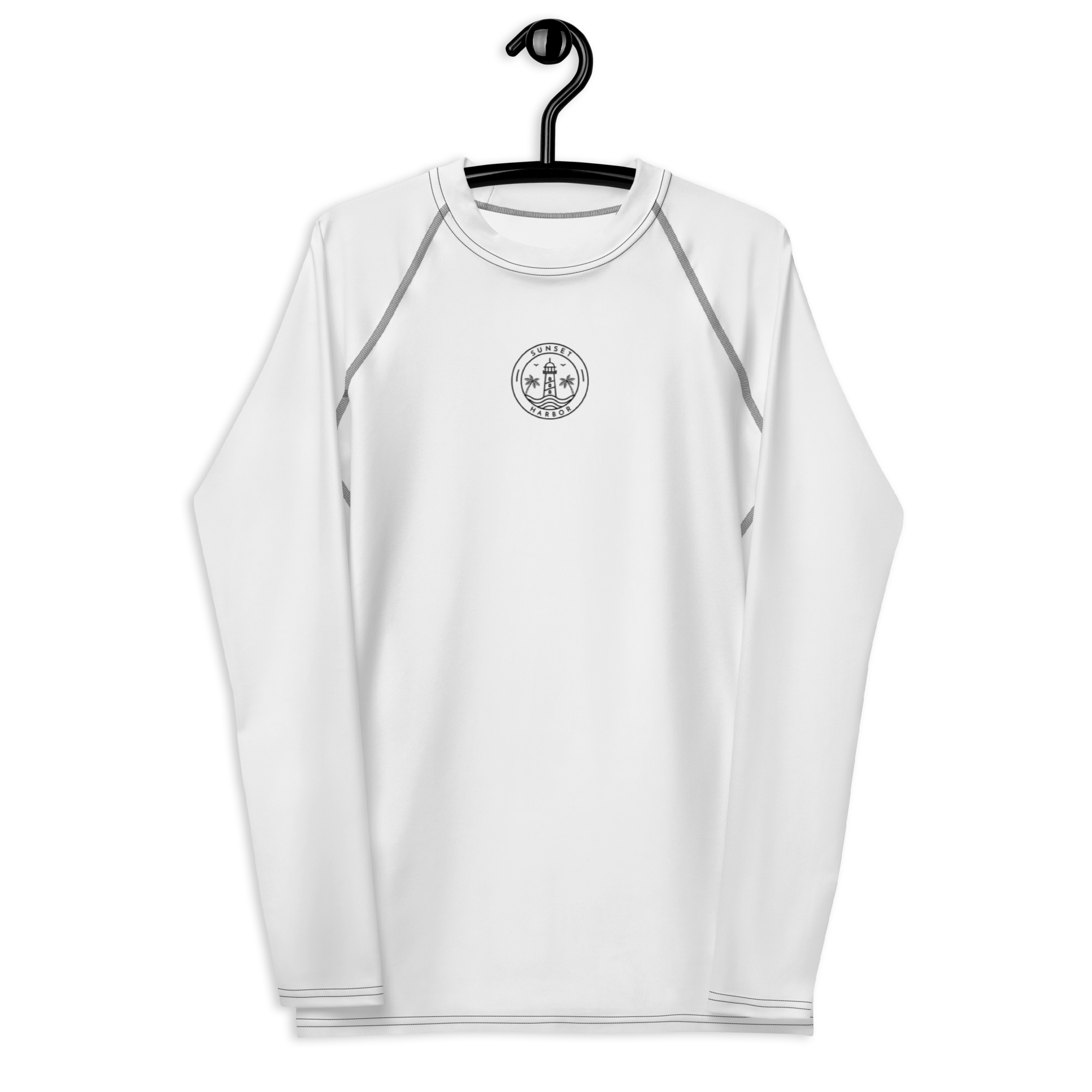 Men's Rash Guard - Seashell White