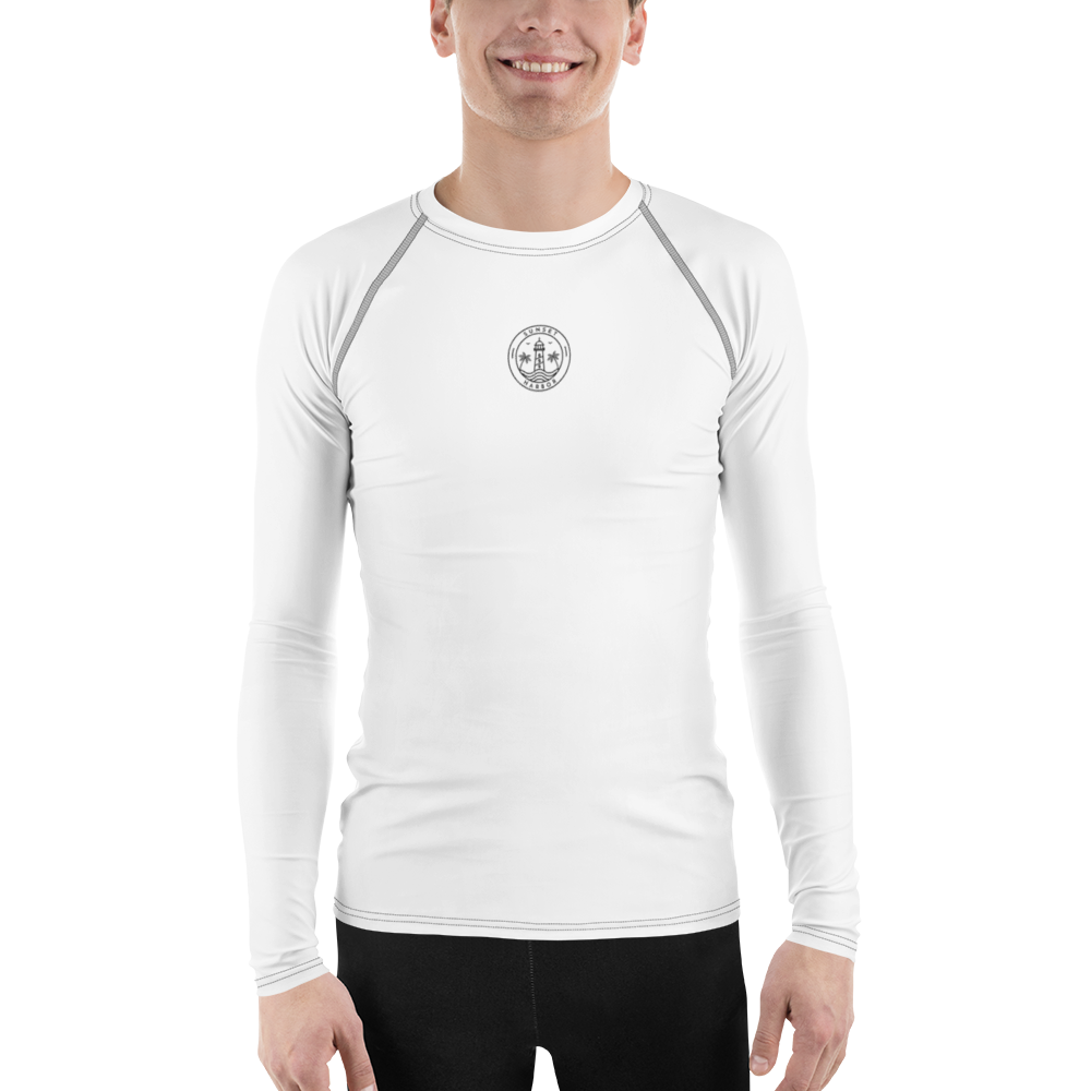 Men's Rash Guard - Seashell White