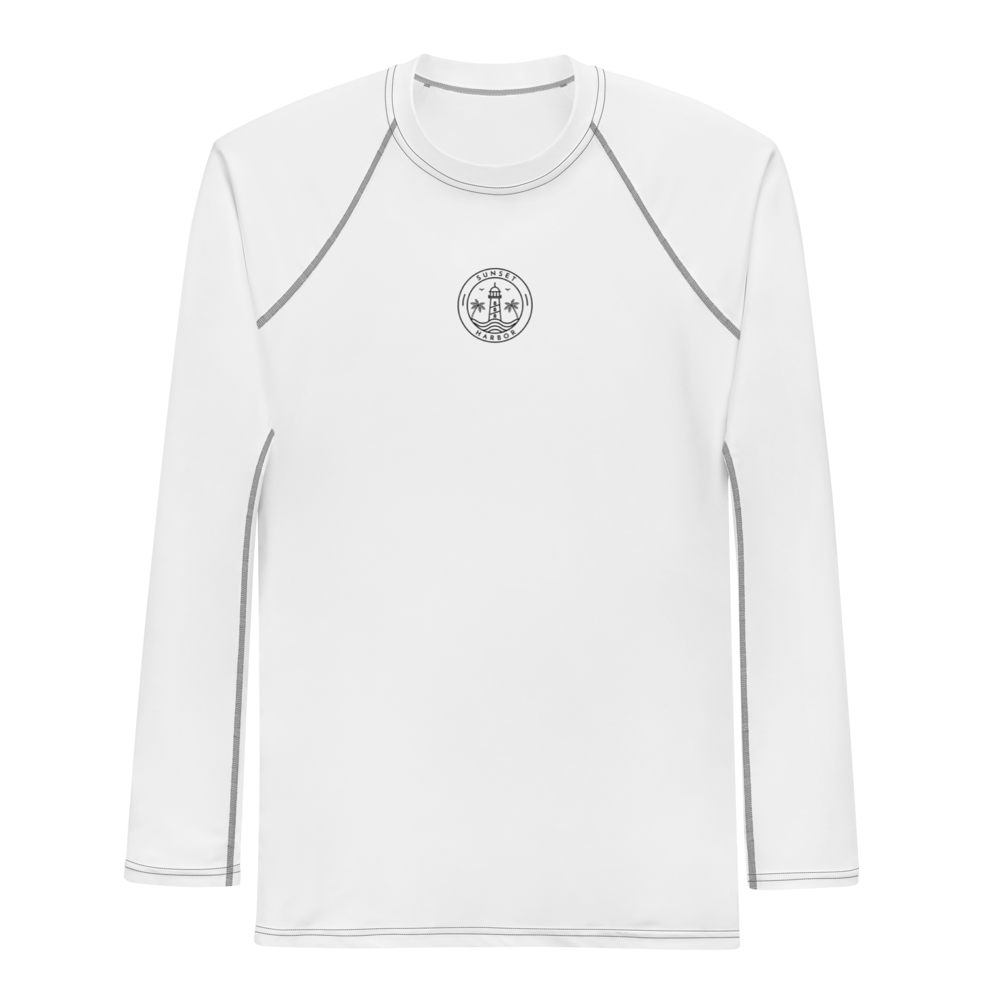 Men's Rash Guard - Seashell White