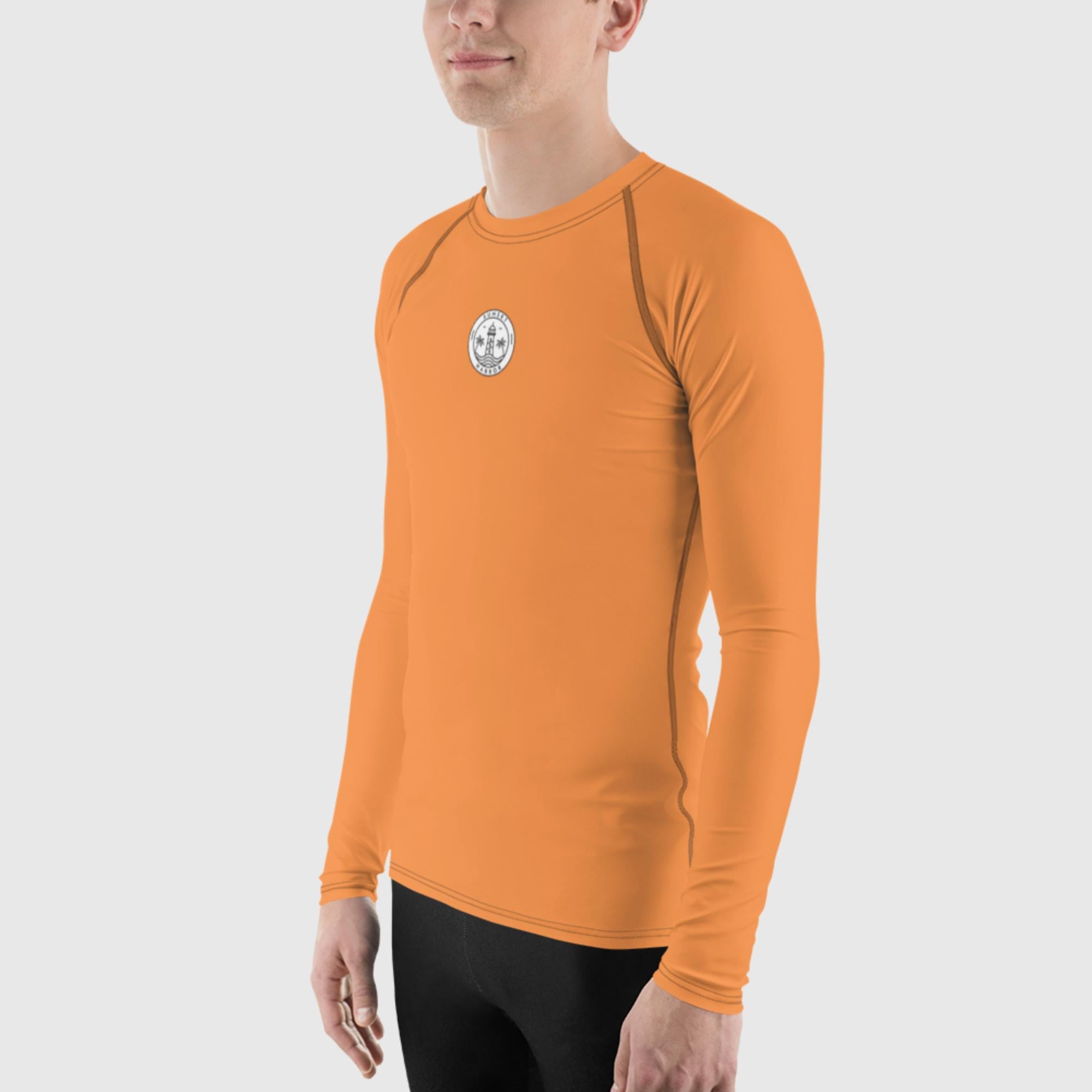 Rash Guard para hombre - Naranja