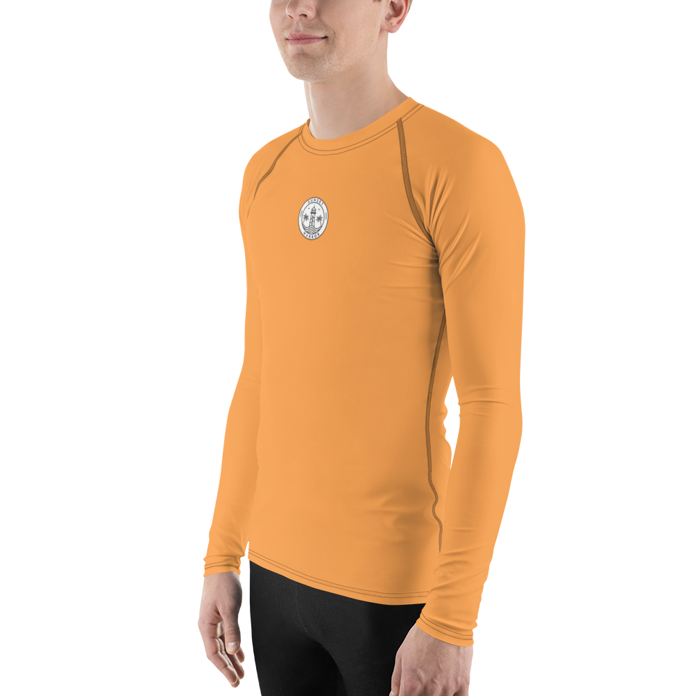 Men's Rash Guard - Coastal Orange