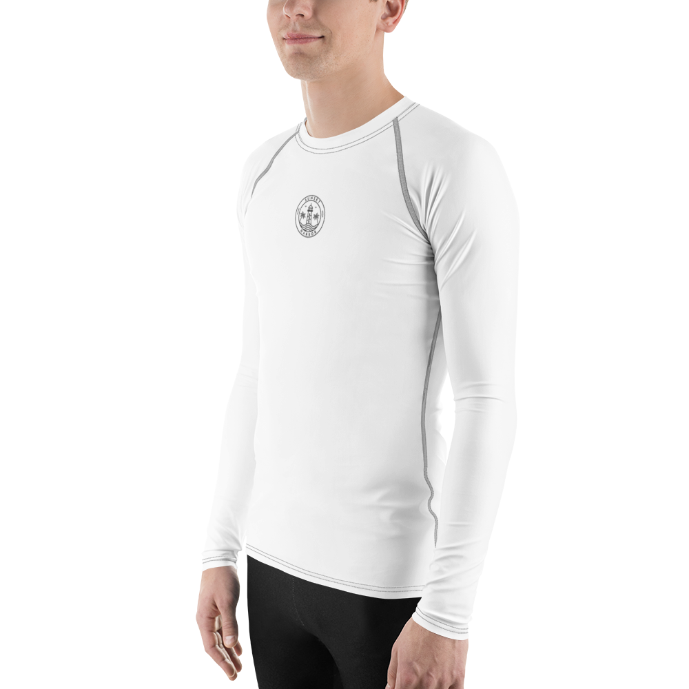 Men's Rash Guard - Seashell White