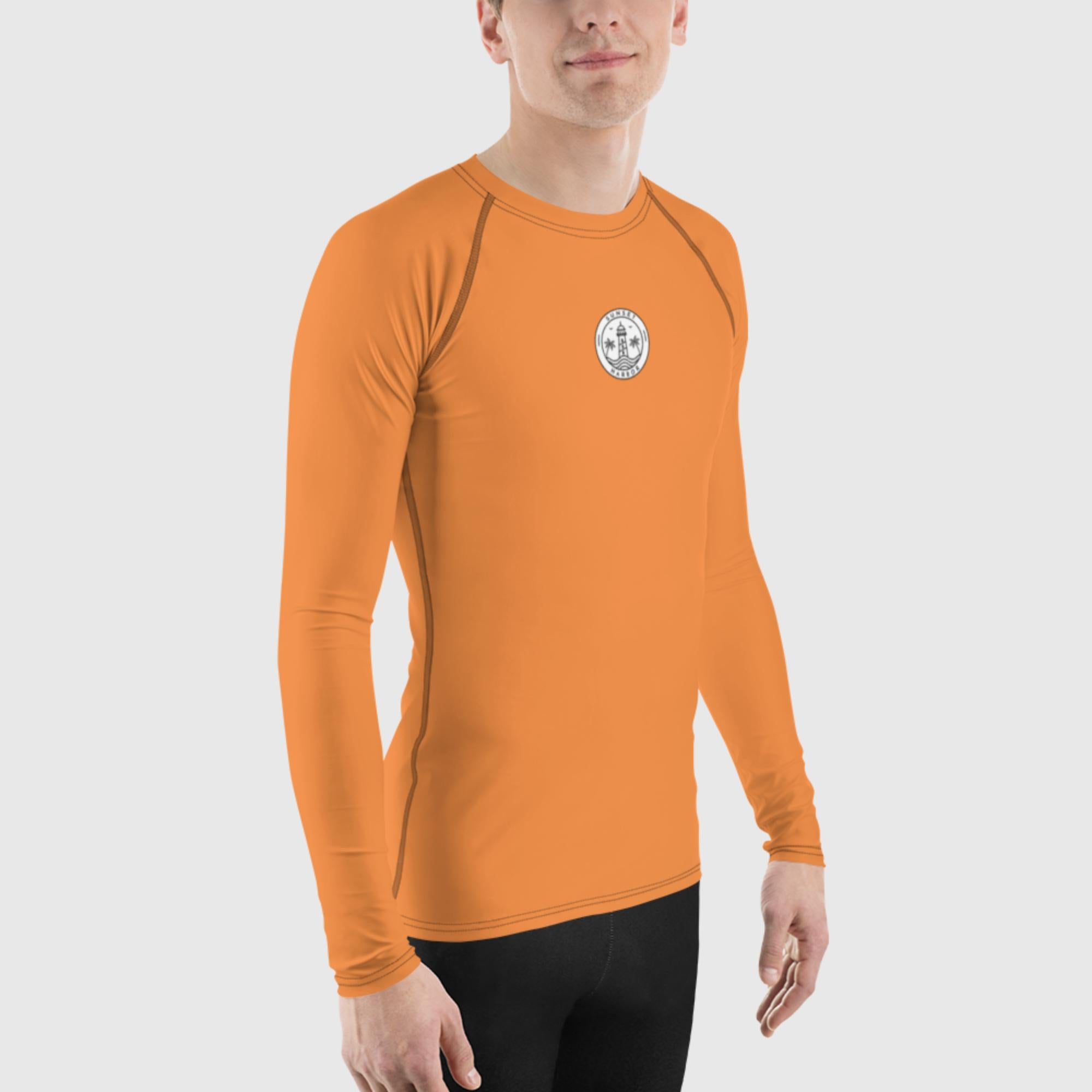 Rash Guard para hombre - Naranja