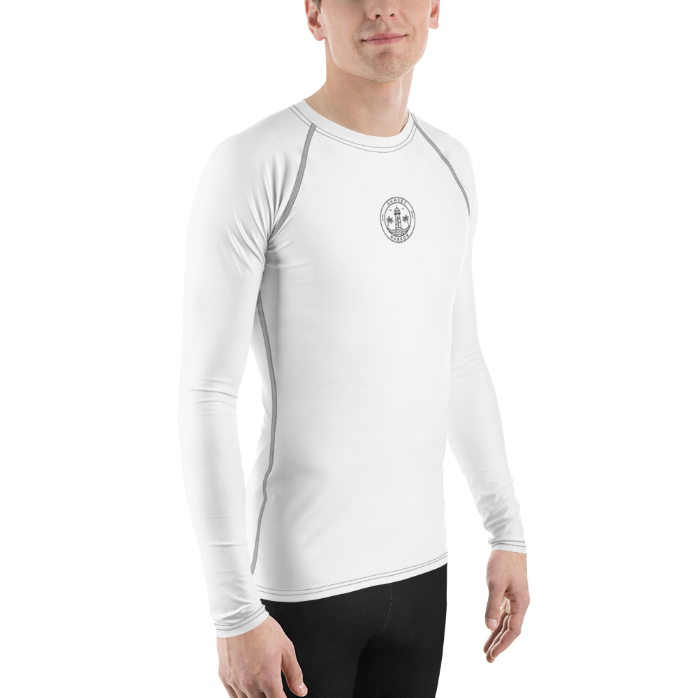 Men's Rash Guard - Seashell White