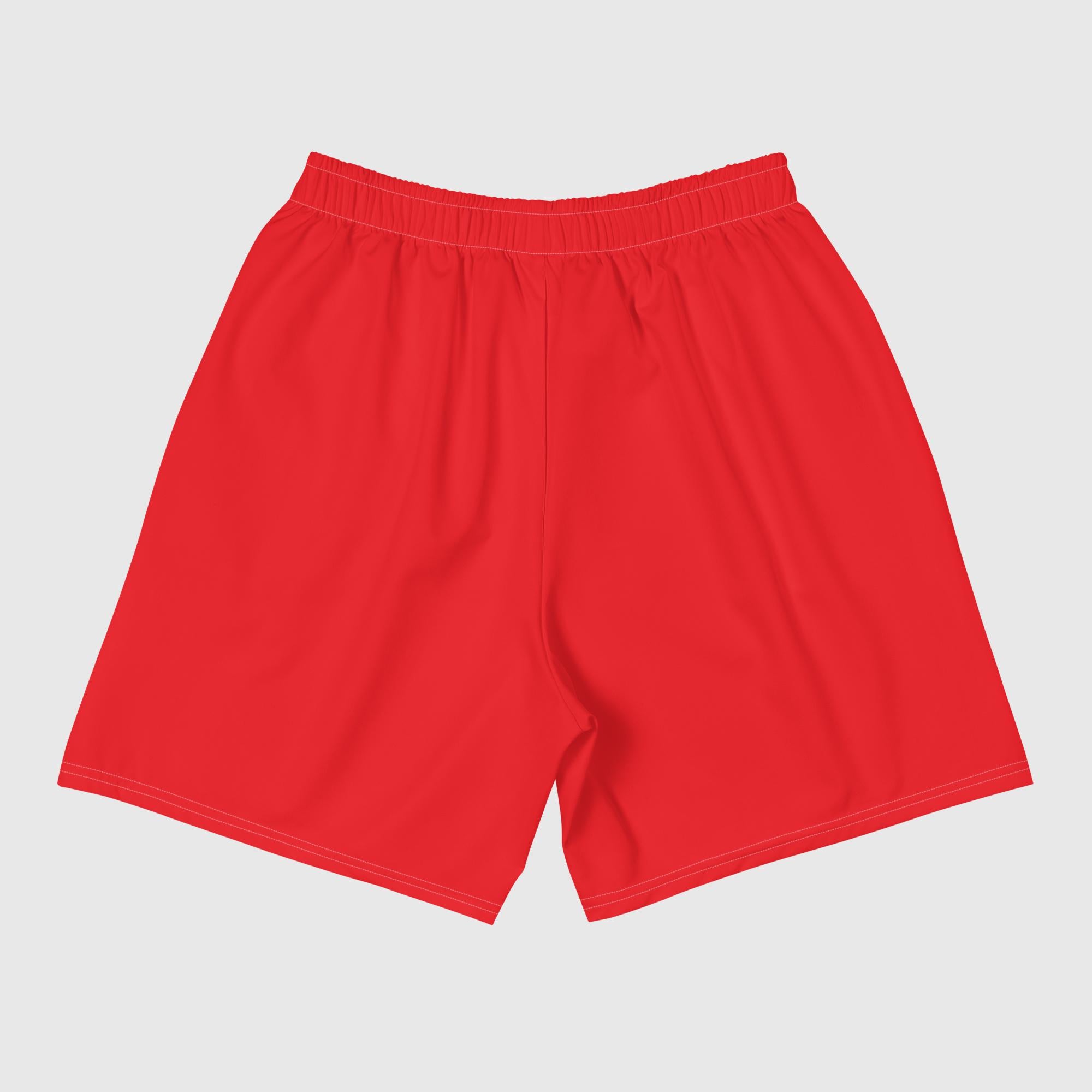 Men's Recycled Athletic Shorts - Red