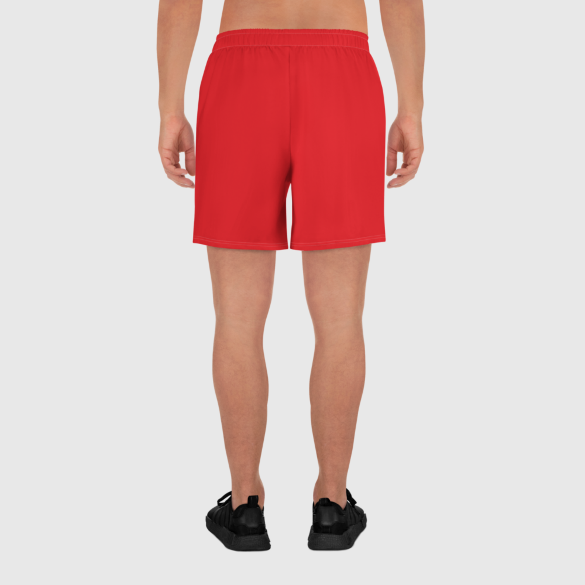 Shorts deportivos reciclados para hombre - Rojo