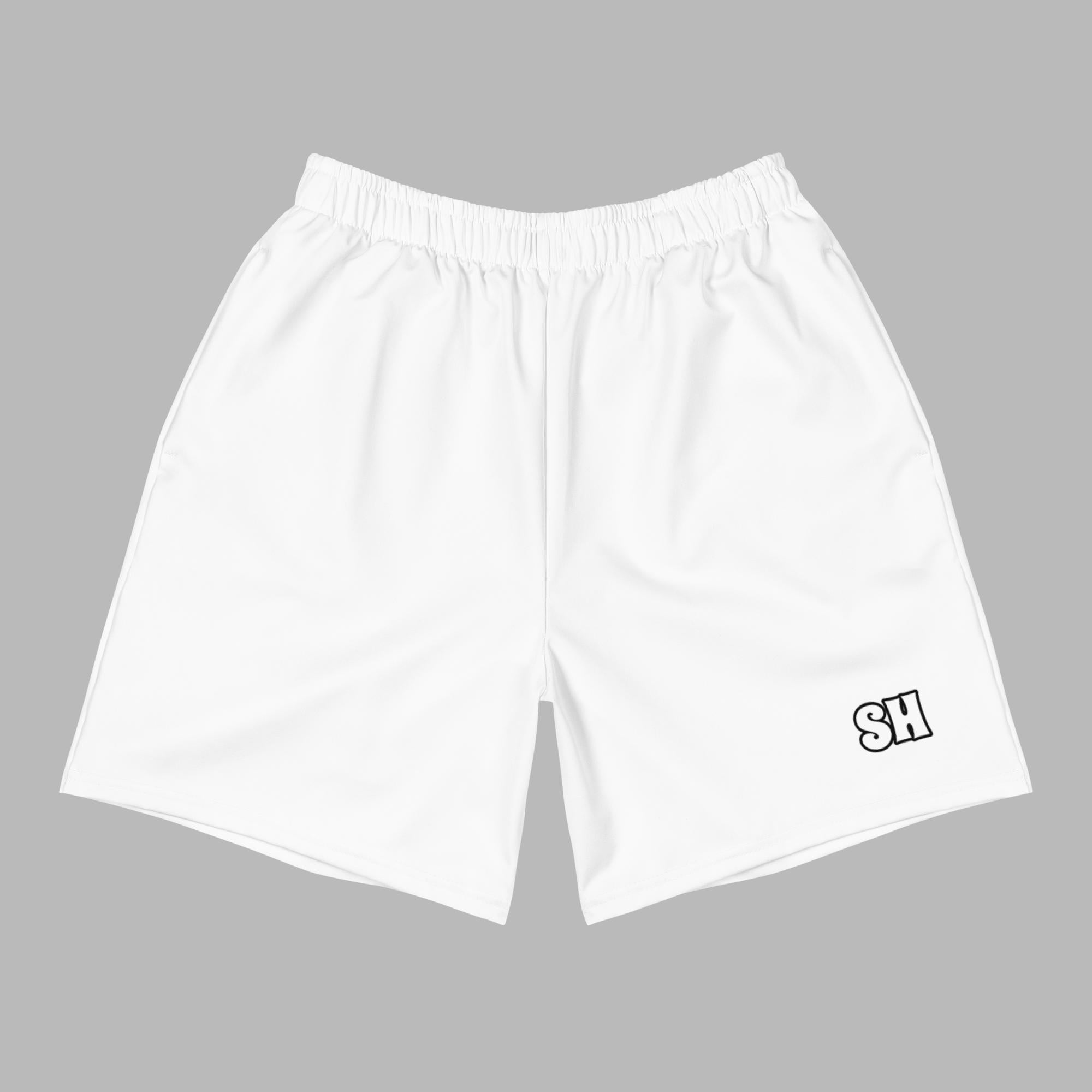Men's Recycled Athletic Shorts - White