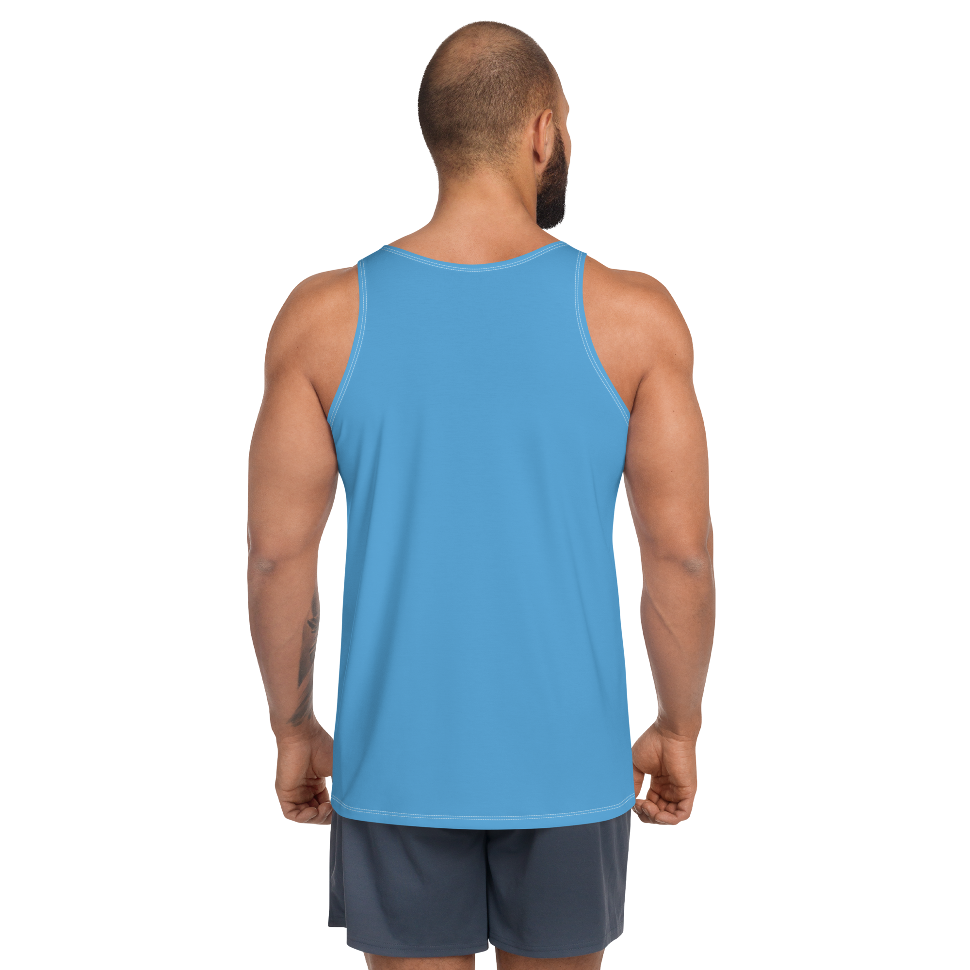 Mens Tank Top - Ocean Blue