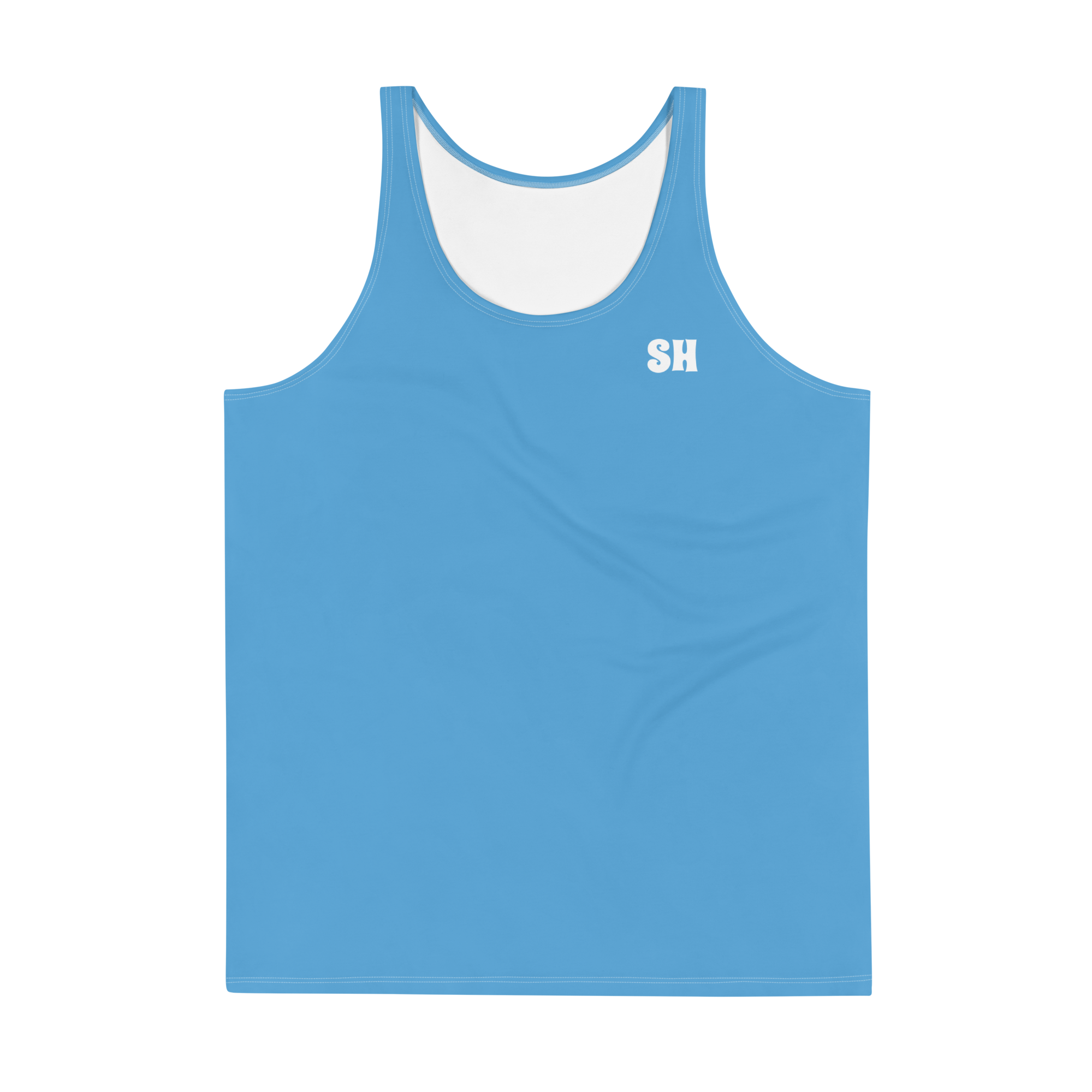 Mens Tank Top - Ocean Blue