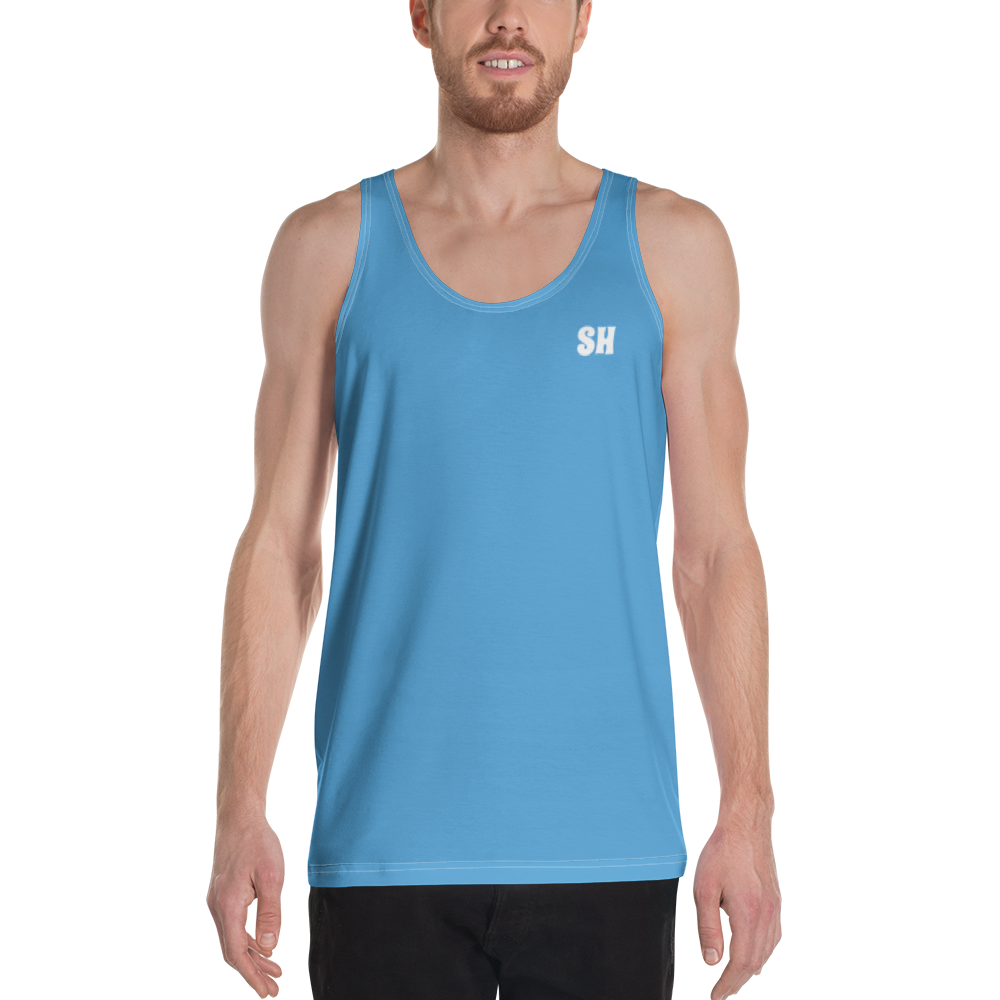 Mens Tank Top - Ocean Blue