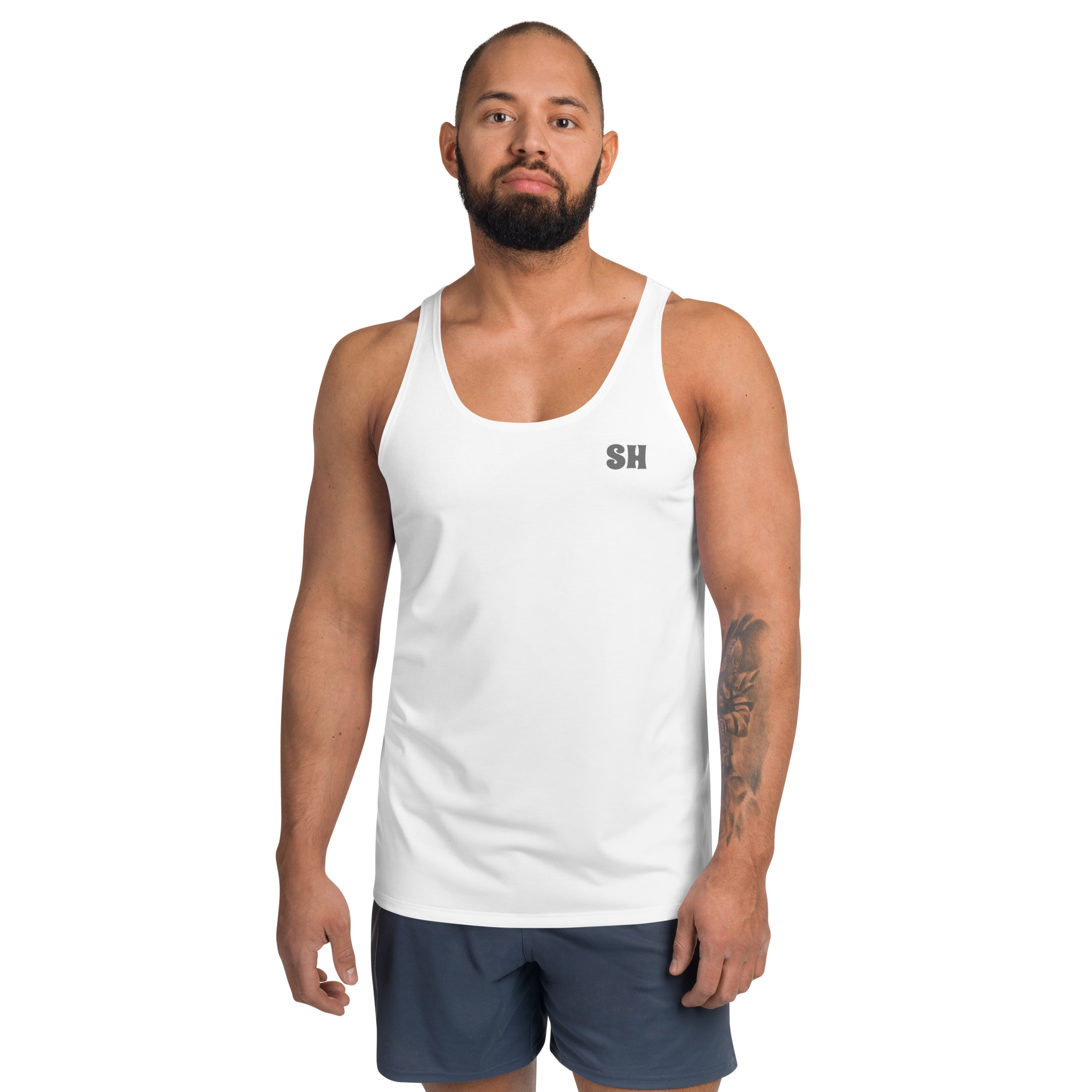 Mens Tank Top - Seashell White