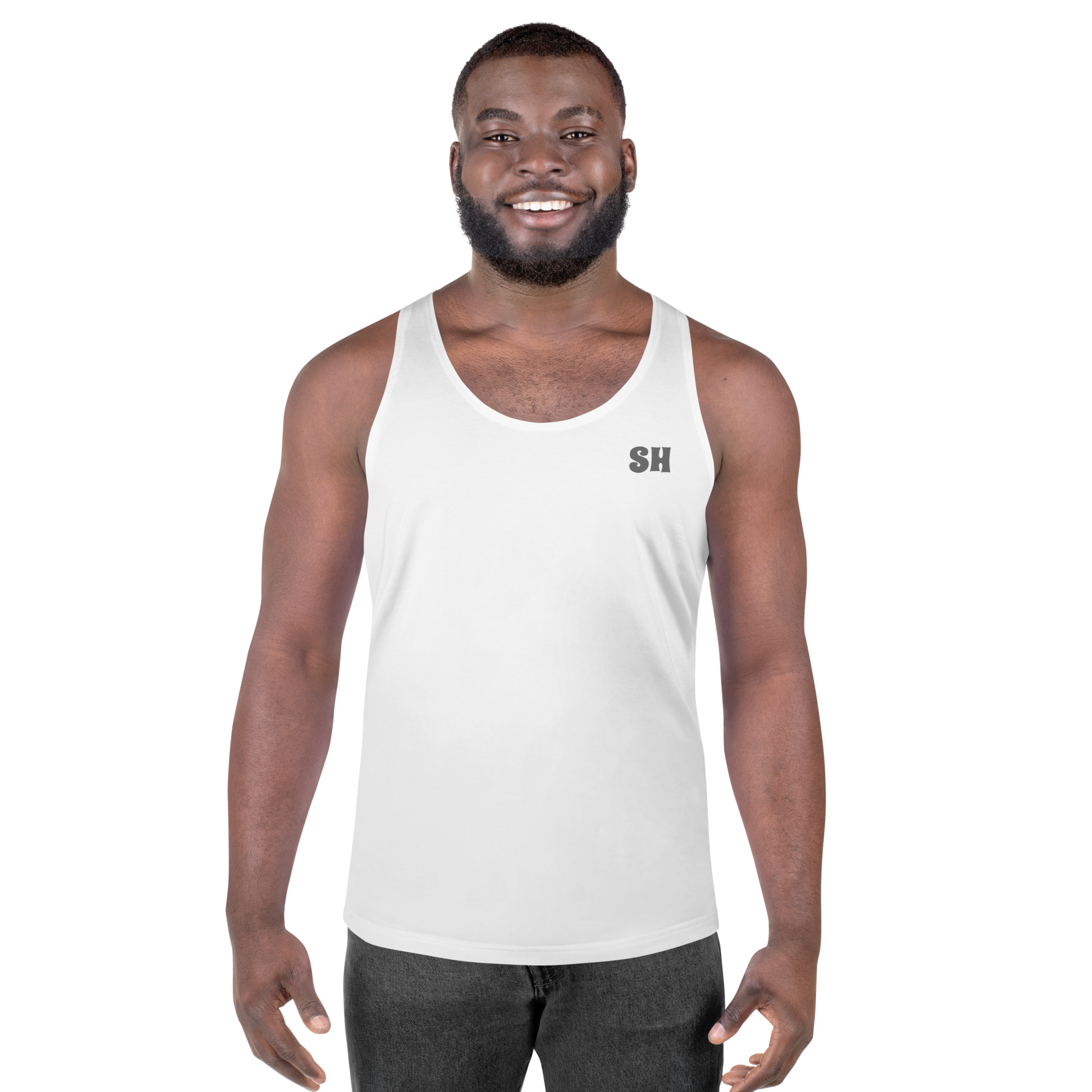 Mens Tank Top - Seashell White