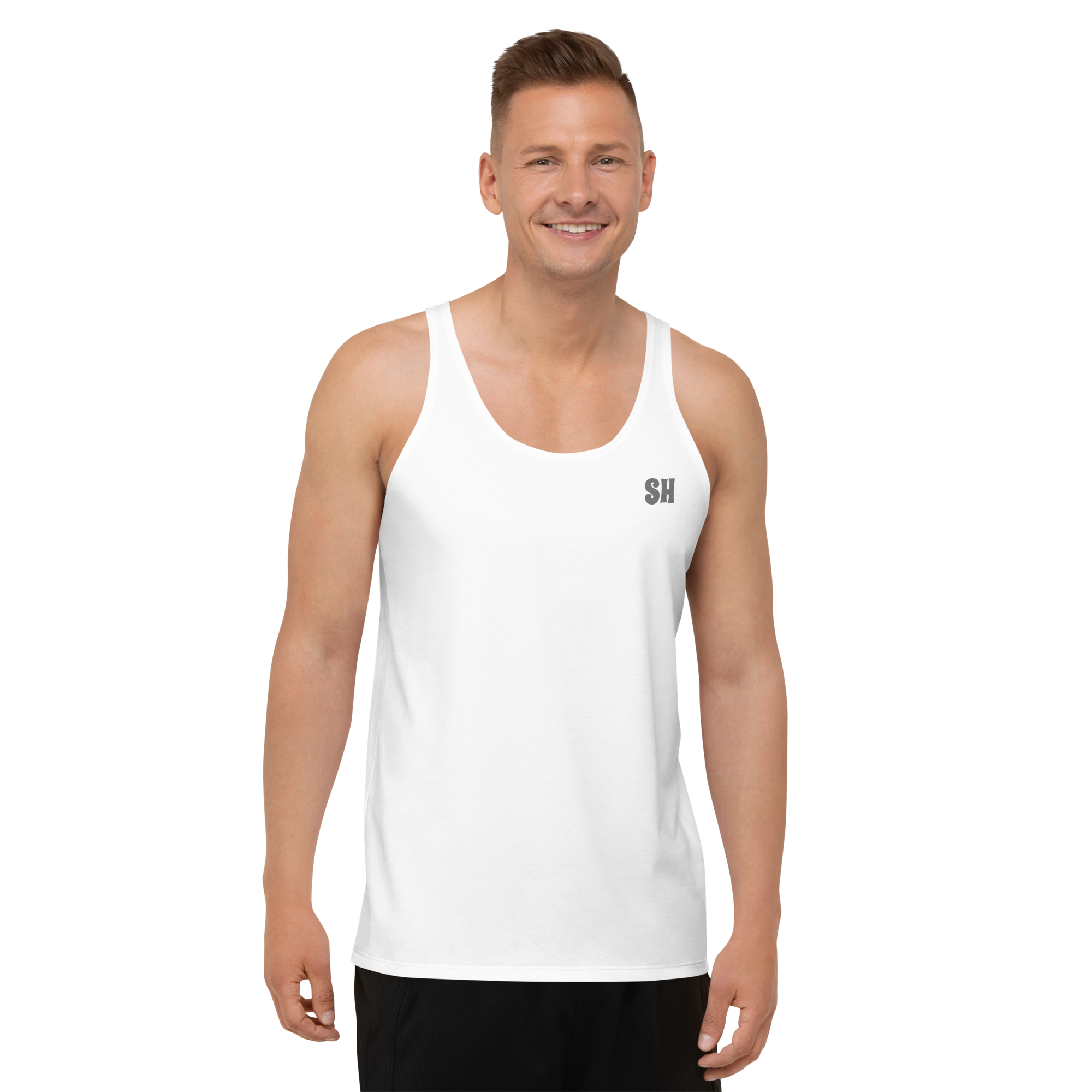 Mens Tank Top - Seashell White