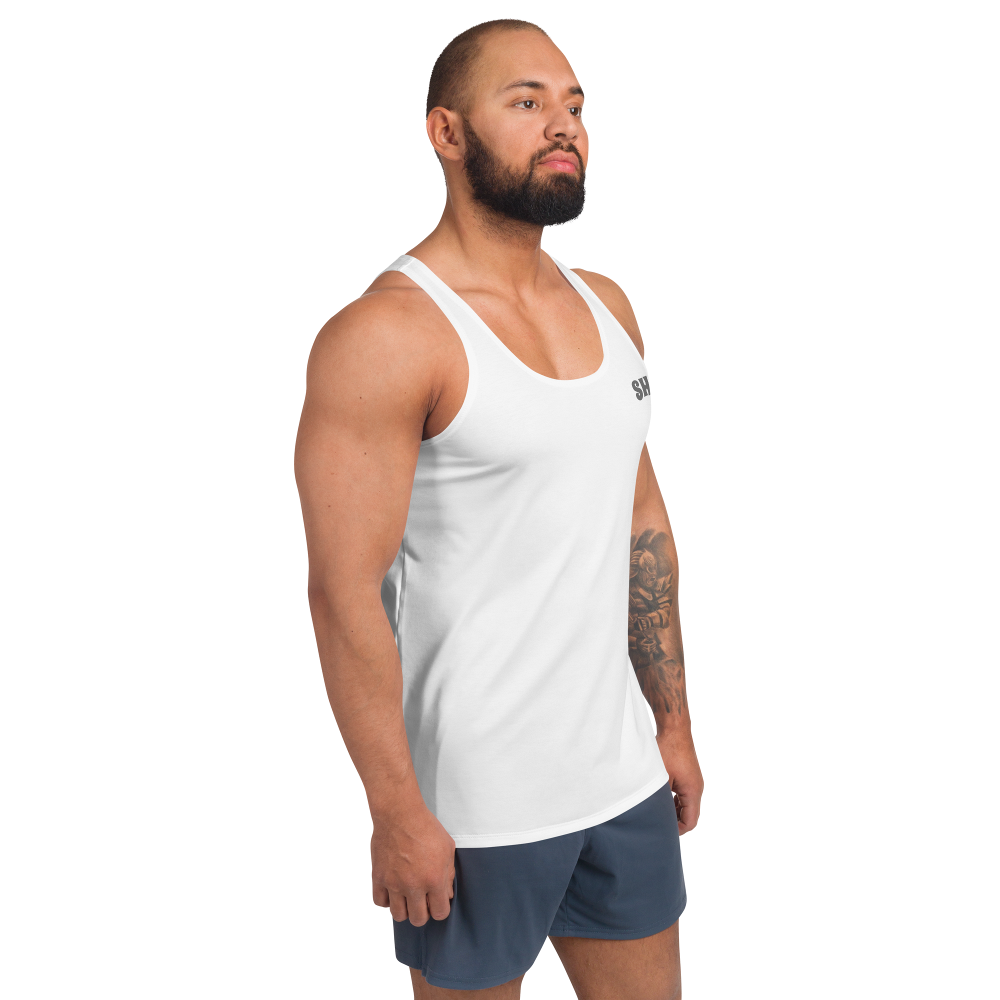 Mens Tank Top - Seashell White