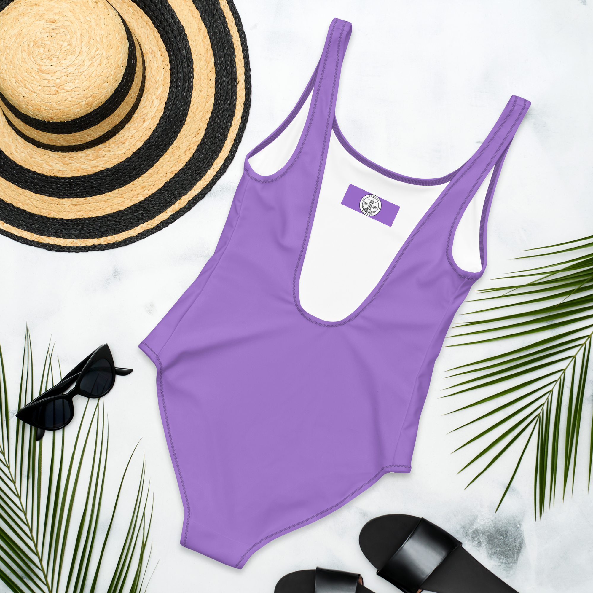 One-Piece Swimsuit - Coastal Purple