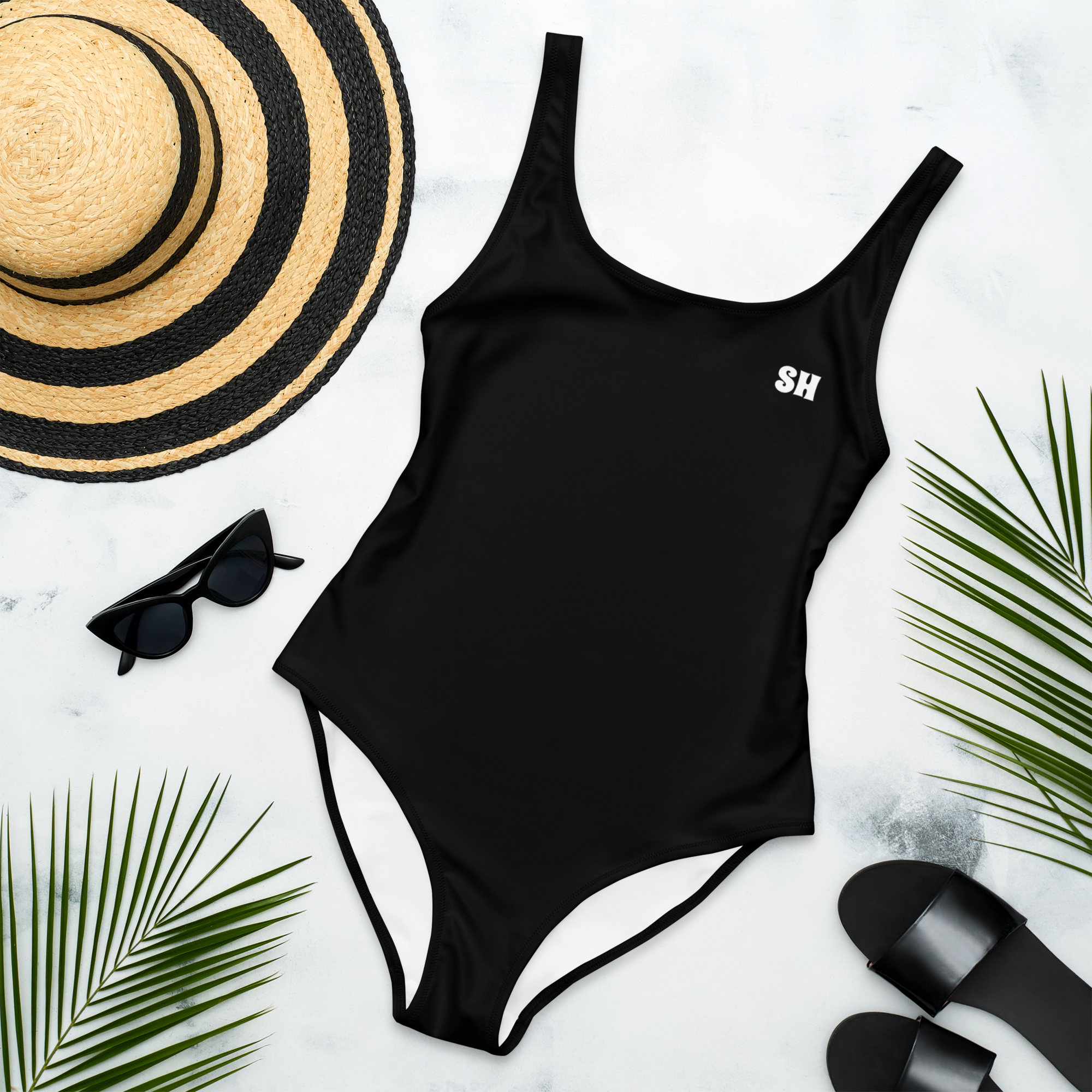 One-Piece Swimsuit - Black