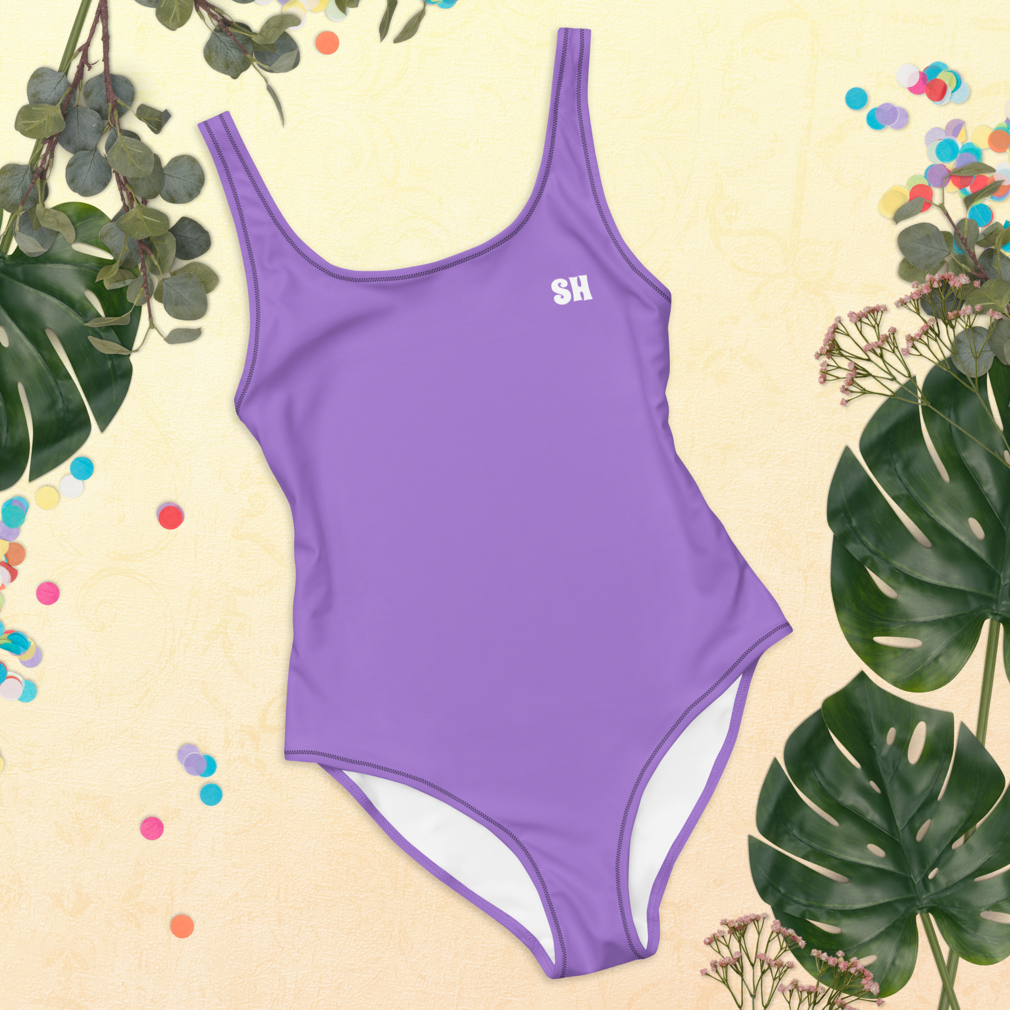 One-Piece Swimsuit - Coastal Purple